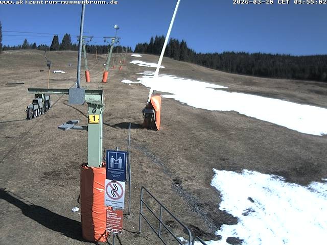Archiv Foto Webcam Blick auf den Wasenlift bei Muggenbrunn