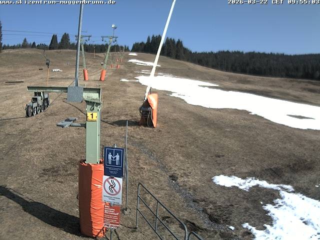 Archiv Foto Webcam Blick auf den Wasenlift bei Muggenbrunn