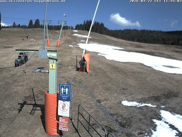 Archiv Foto Webcam Blick auf den Wasenlift bei Muggenbrunn