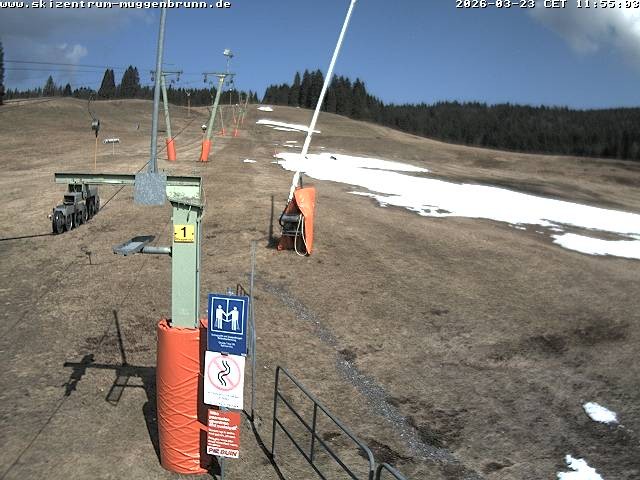 Archived image Webcam View of Wasenlift near Muggenbrunn