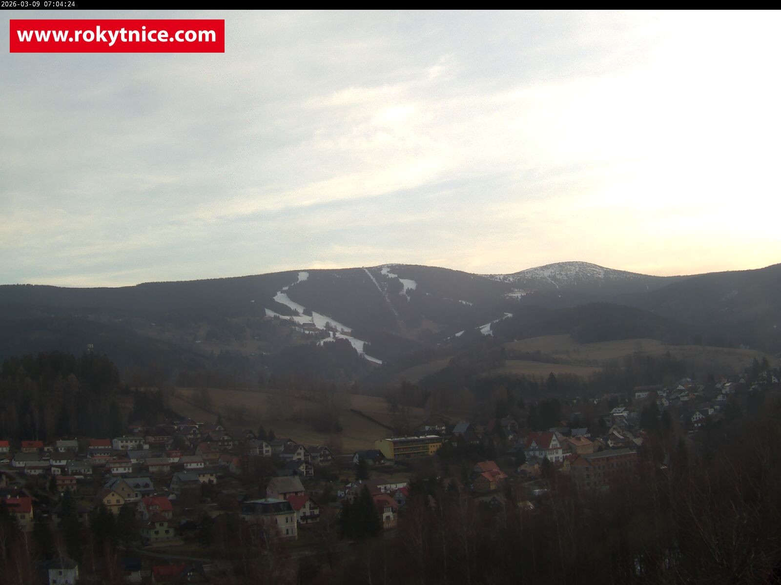 Archived image Webcam Rokytnice, Giant Mountains