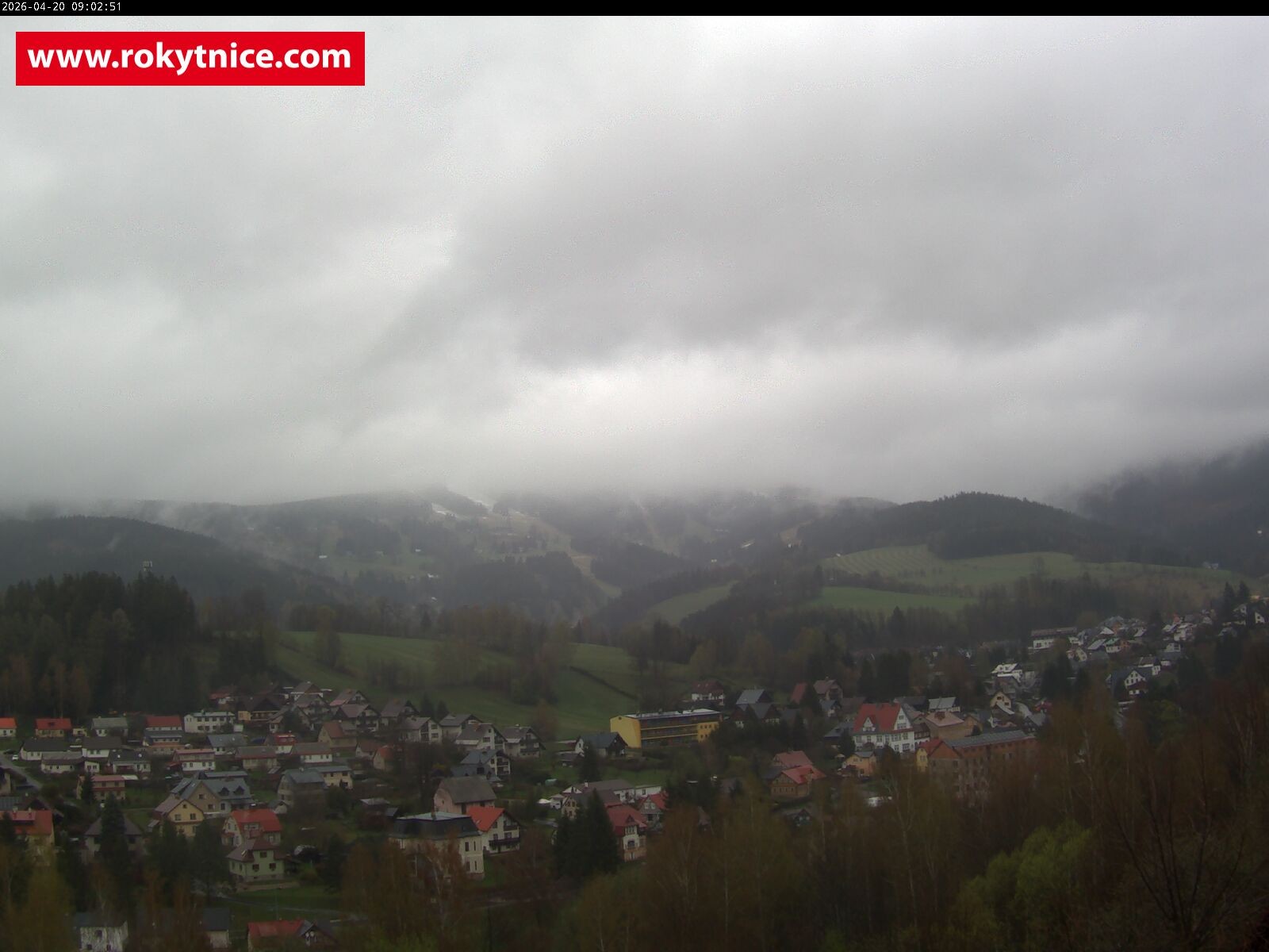 Archived image Webcam Rokytnice, Giant Mountains