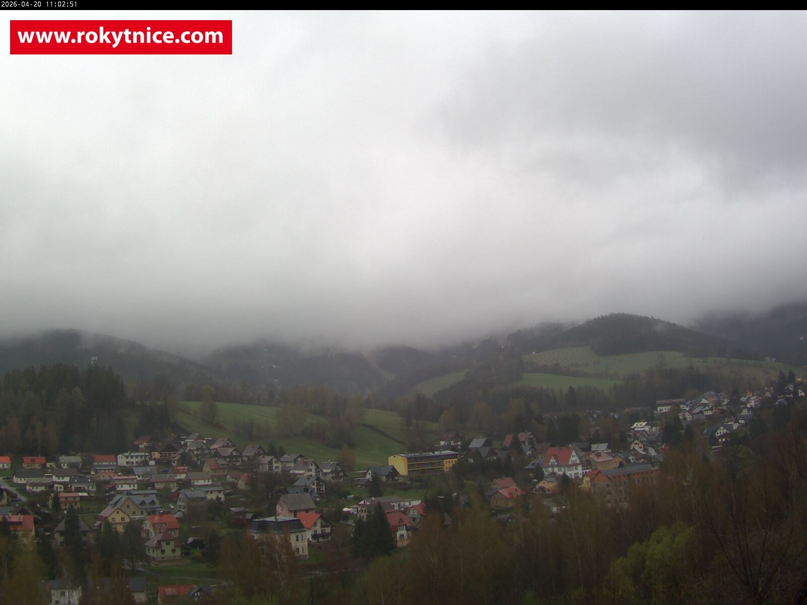 Archived image Webcam Rokytnice, Giant Mountains