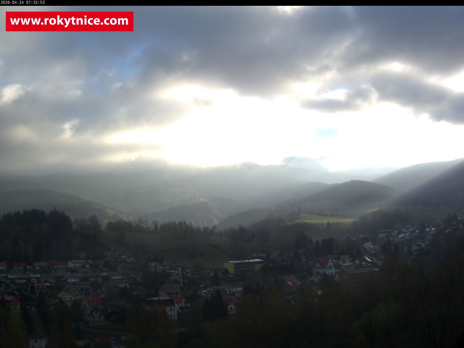 Archived image Webcam Rokytnice, Giant Mountains