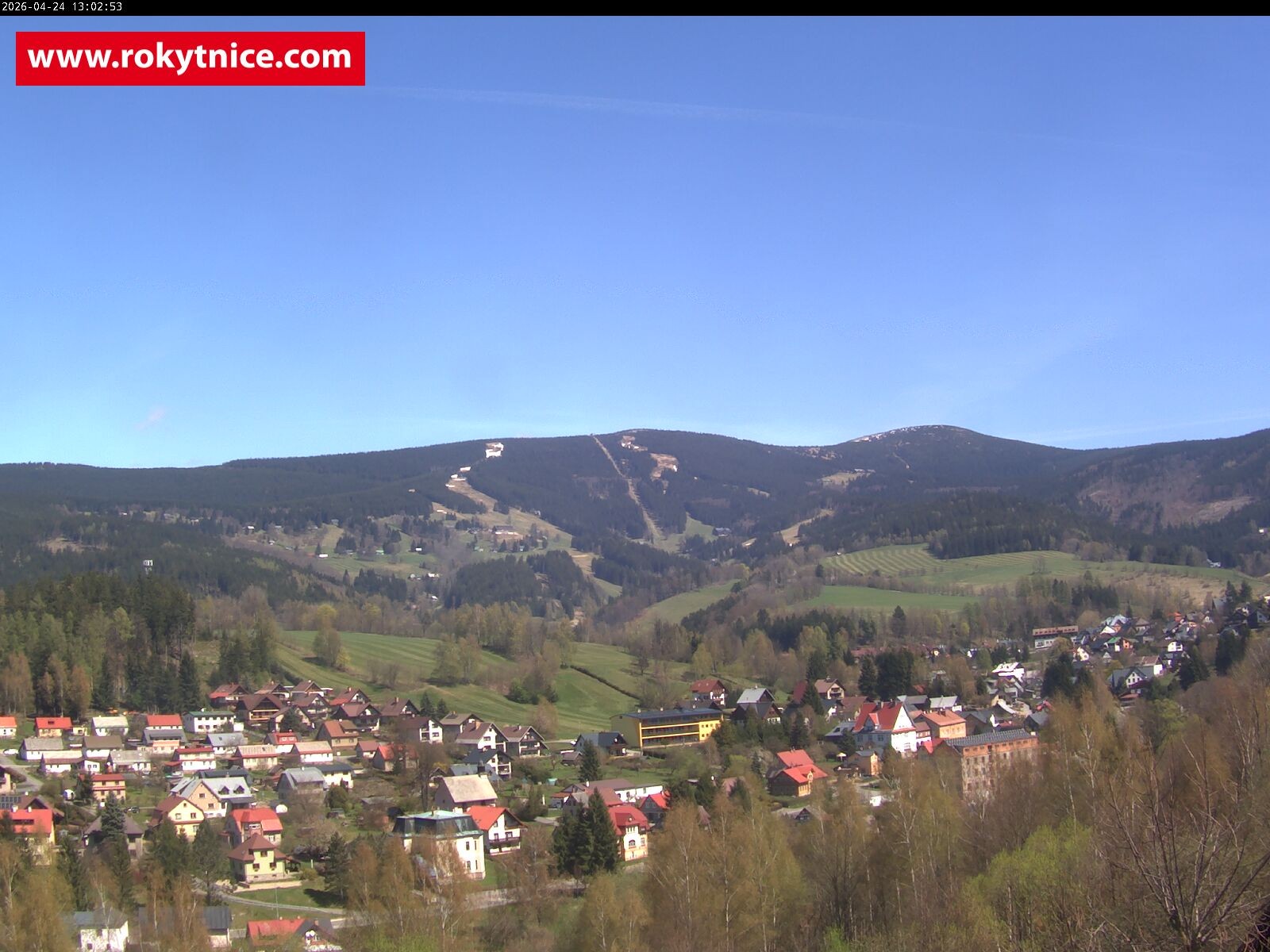 Archived image Webcam Rokytnice, Giant Mountains