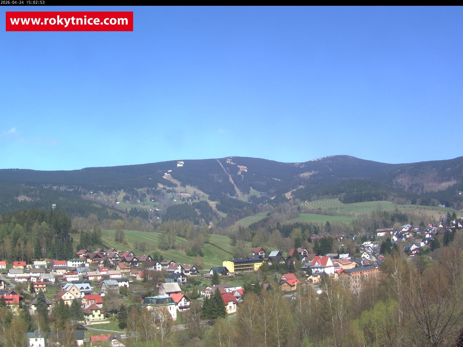 Archived image Webcam Rokytnice, Giant Mountains