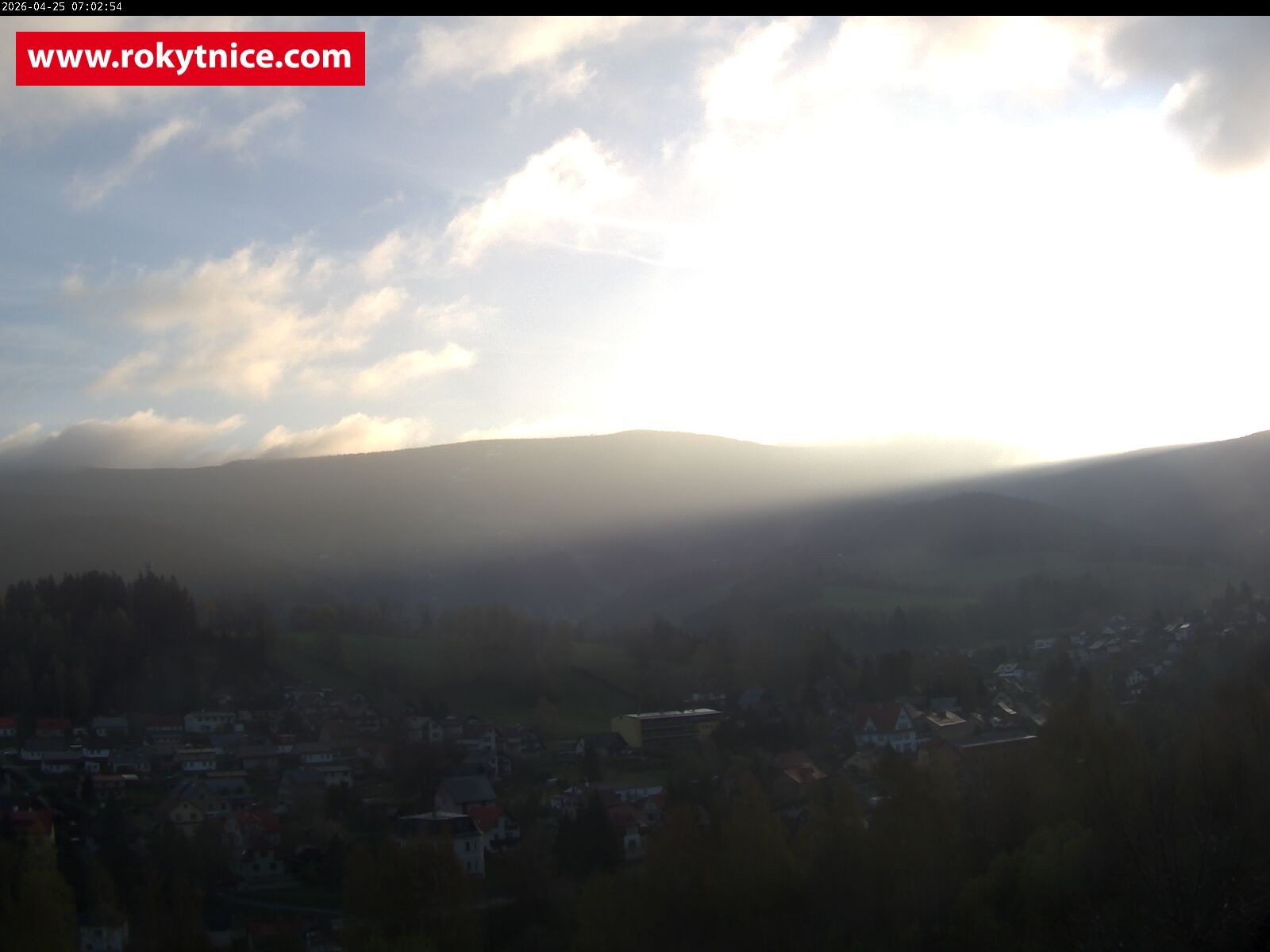 Archived image Webcam Rokytnice, Giant Mountains