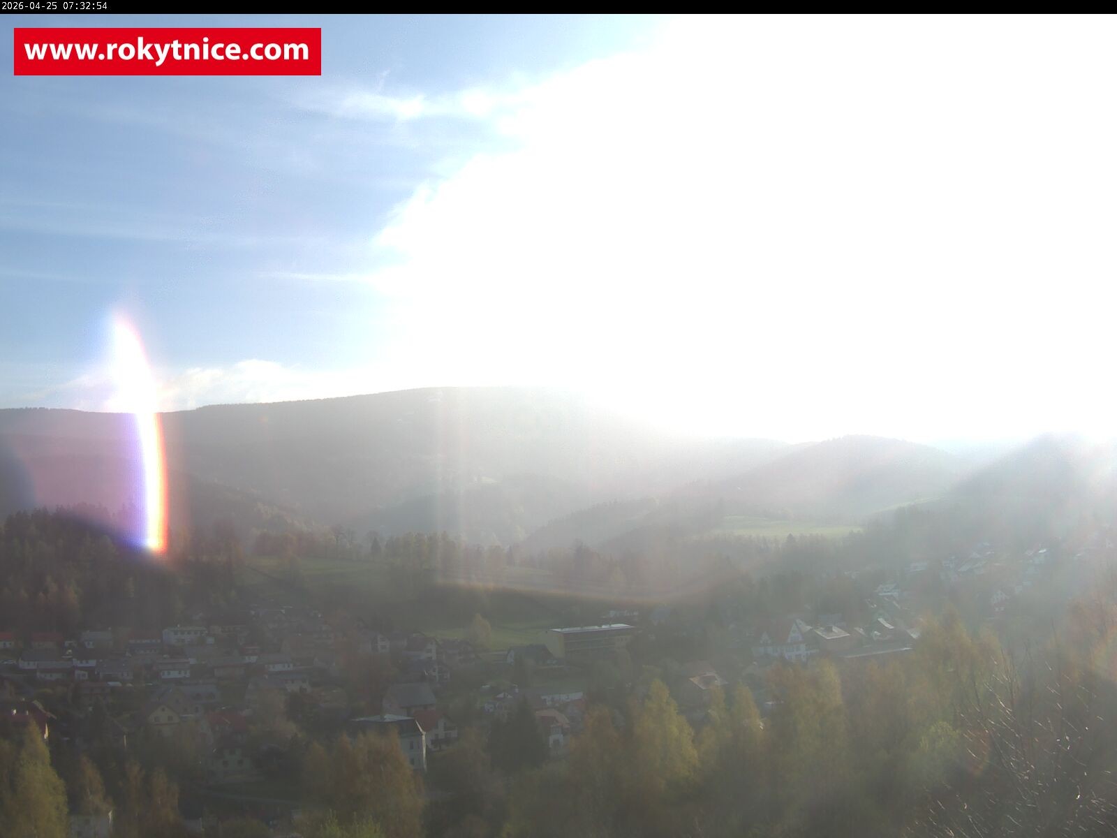 Archived image Webcam Rokytnice, Giant Mountains