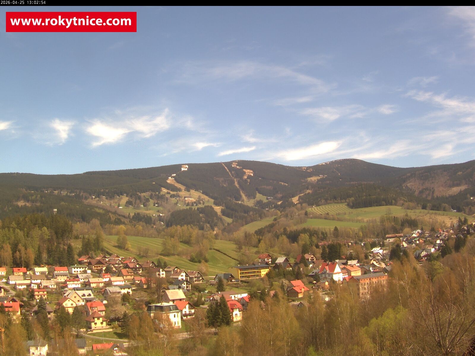 Archived image Webcam Rokytnice, Giant Mountains