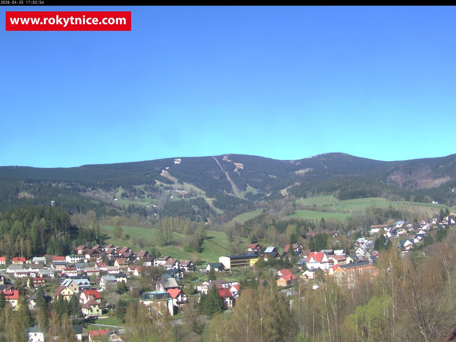 Archived image Webcam Rokytnice, Giant Mountains