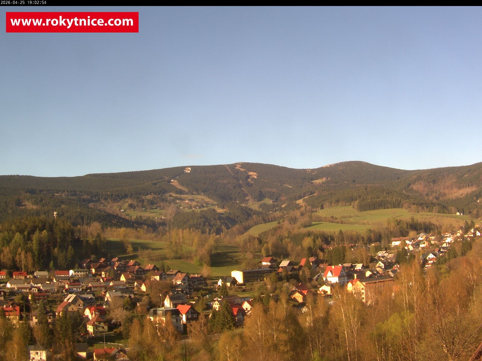 Archived image Webcam Rokytnice, Giant Mountains