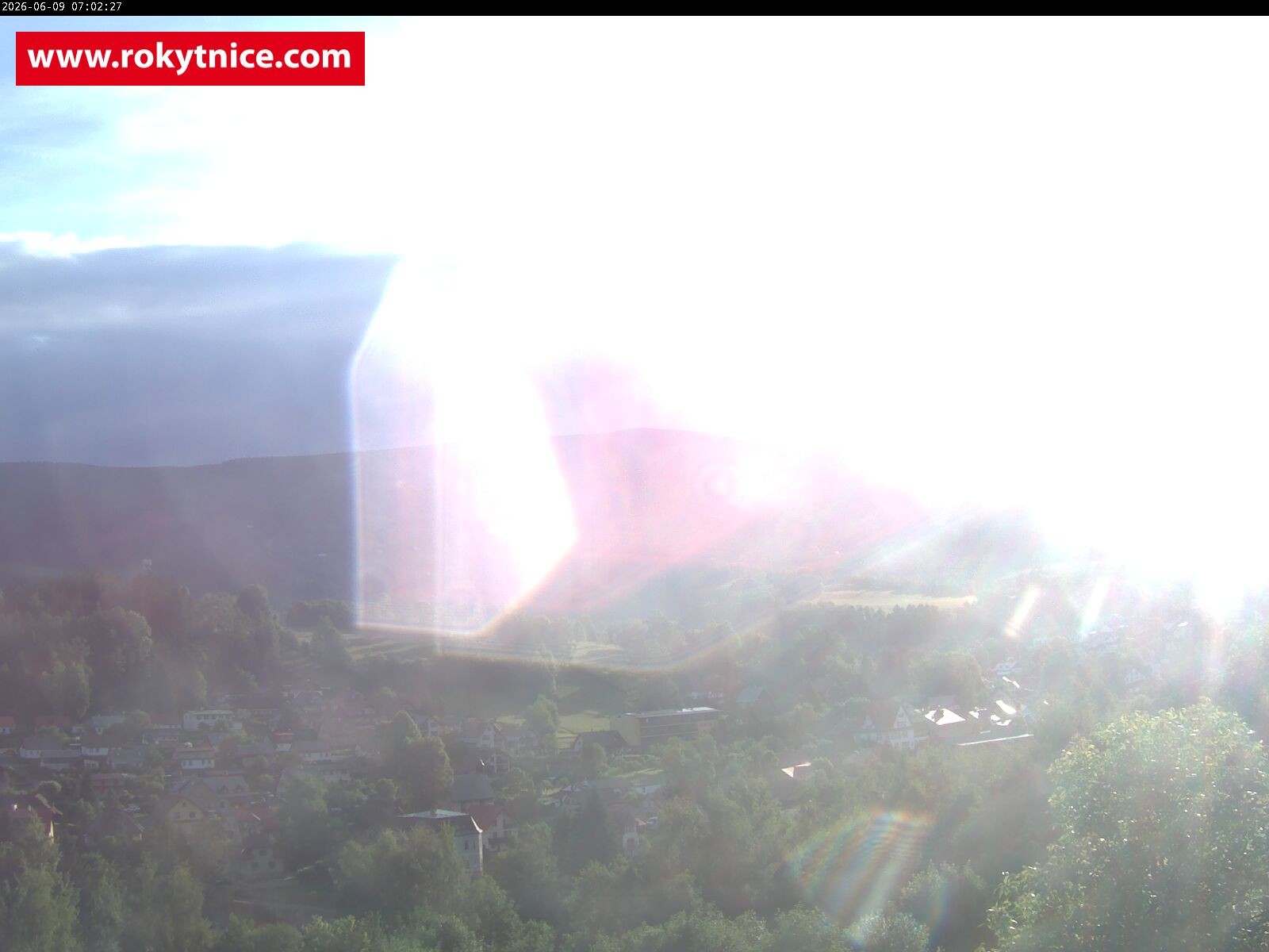 Archived image Webcam Rokytnice, Giant Mountains