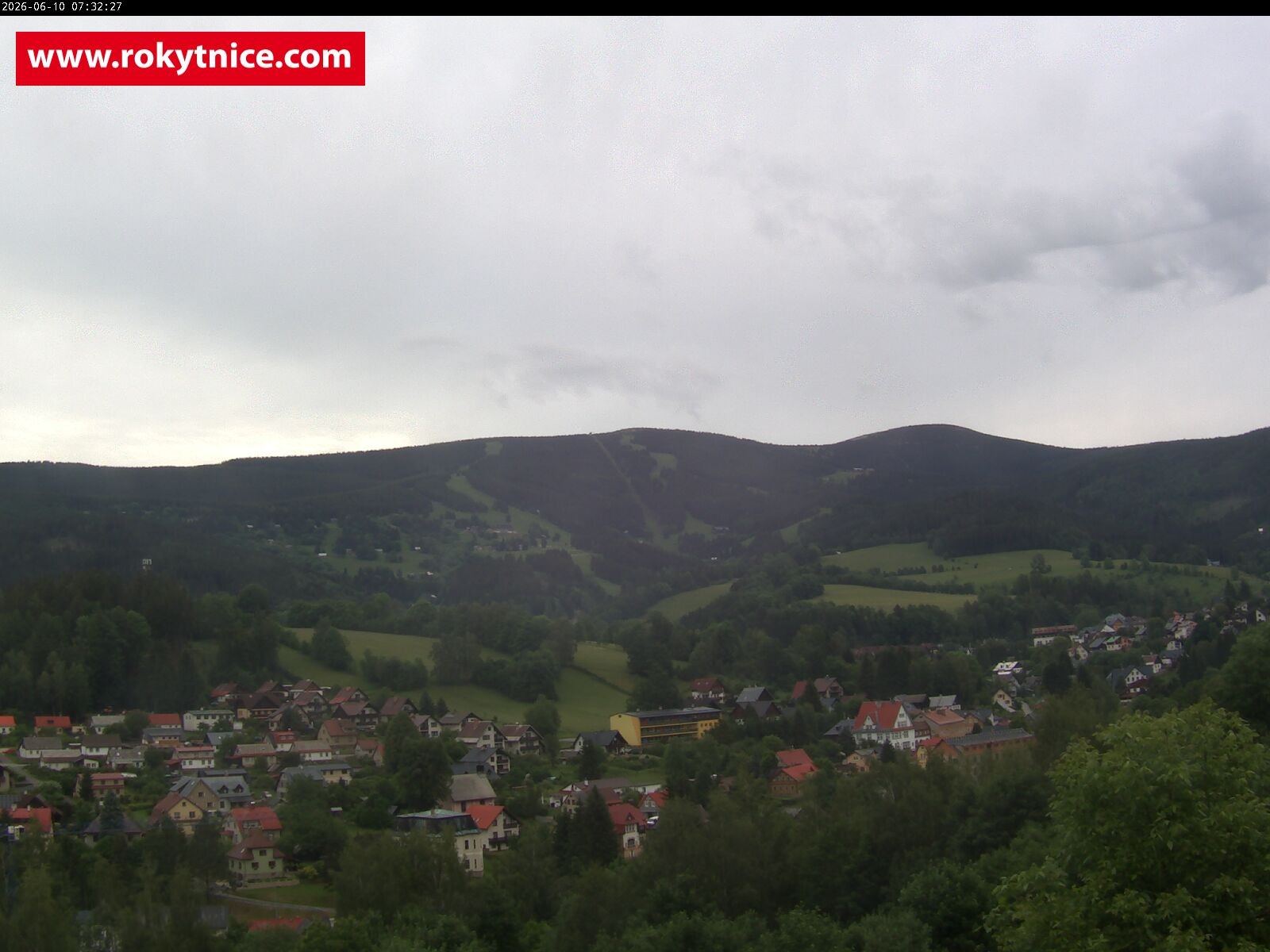 Archived image Webcam Rokytnice, Giant Mountains