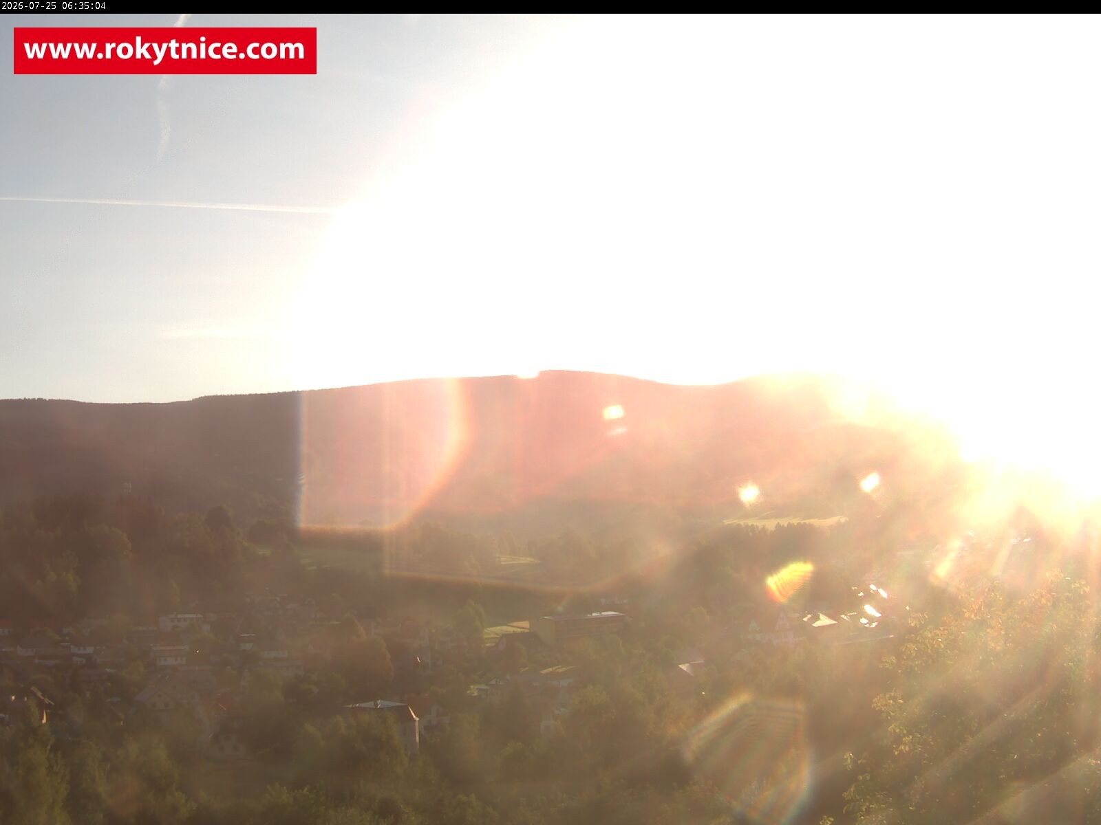 Archived image Webcam Rokytnice, Giant Mountains