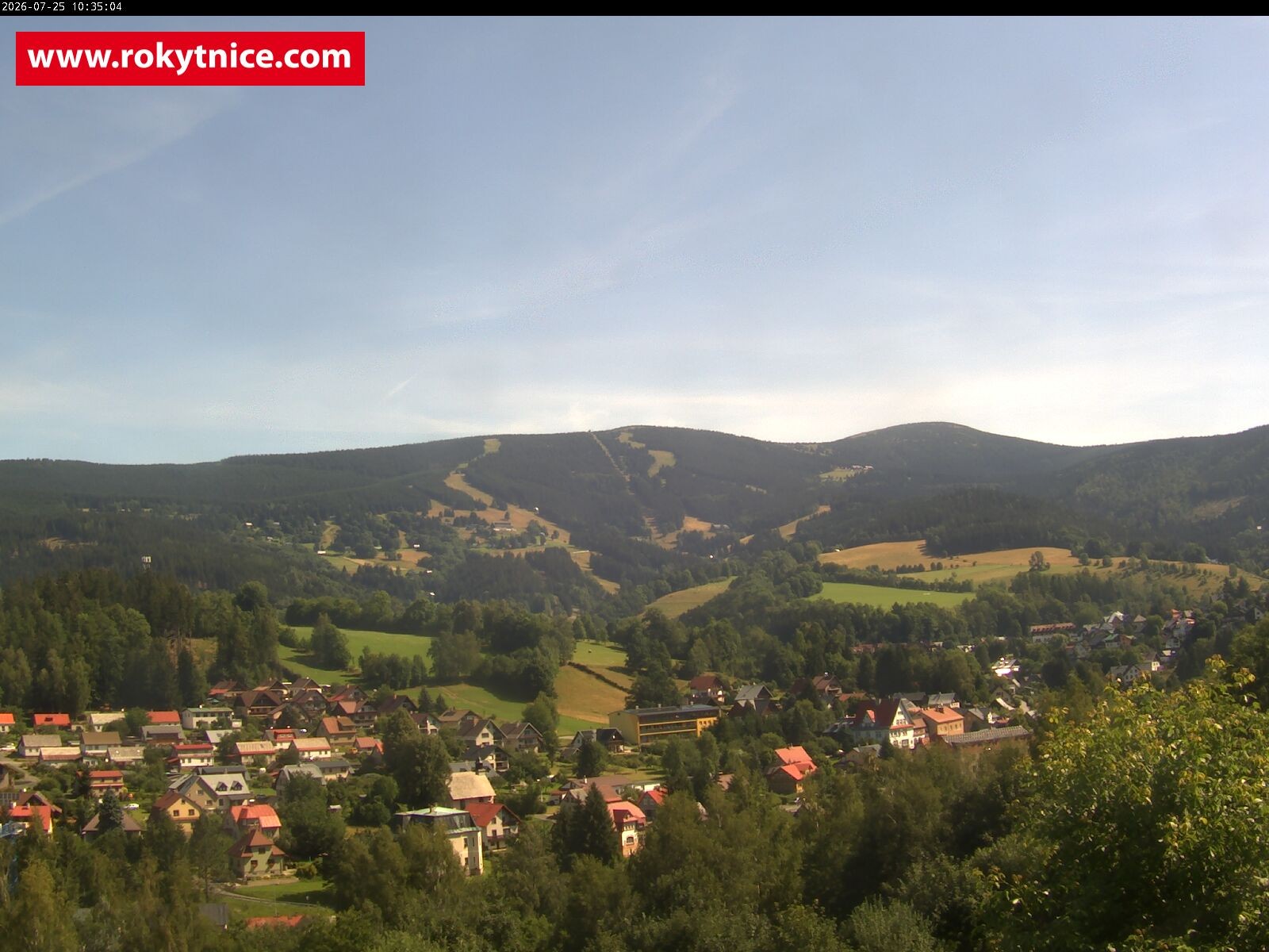 Archived image Webcam Rokytnice, Giant Mountains