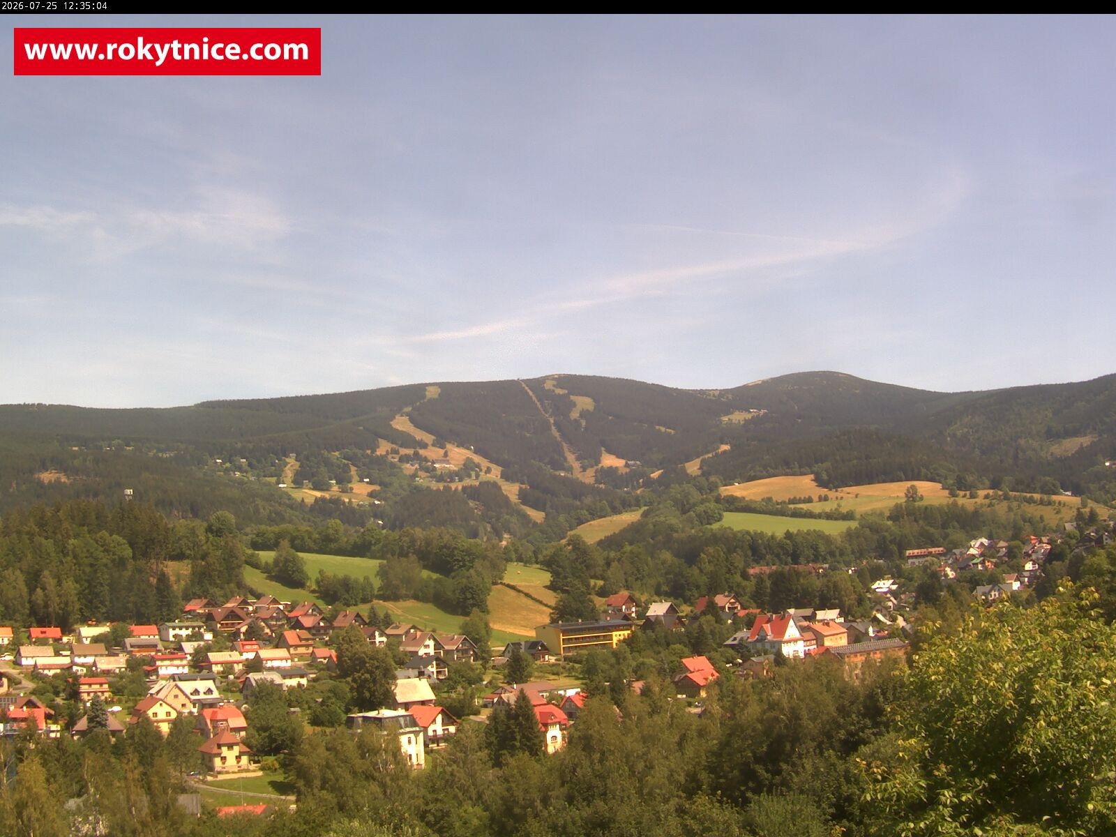 Archived image Webcam Rokytnice, Giant Mountains