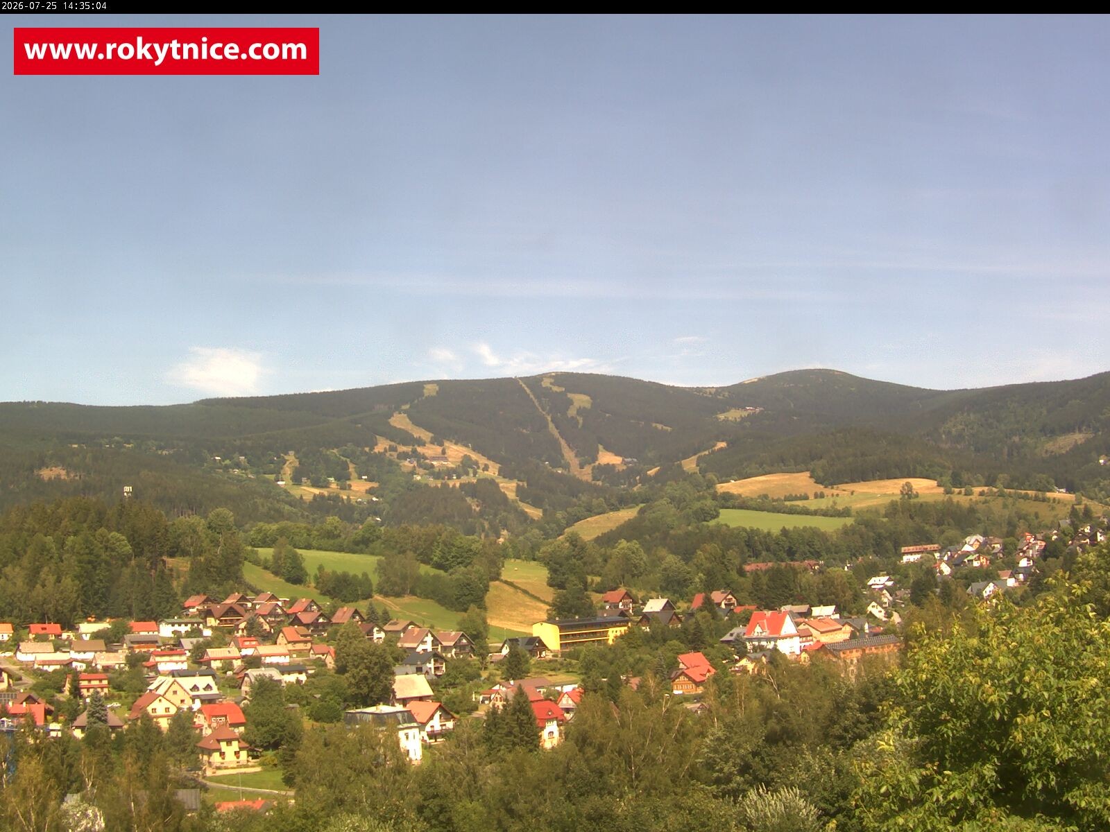 Archived image Webcam Rokytnice, Giant Mountains