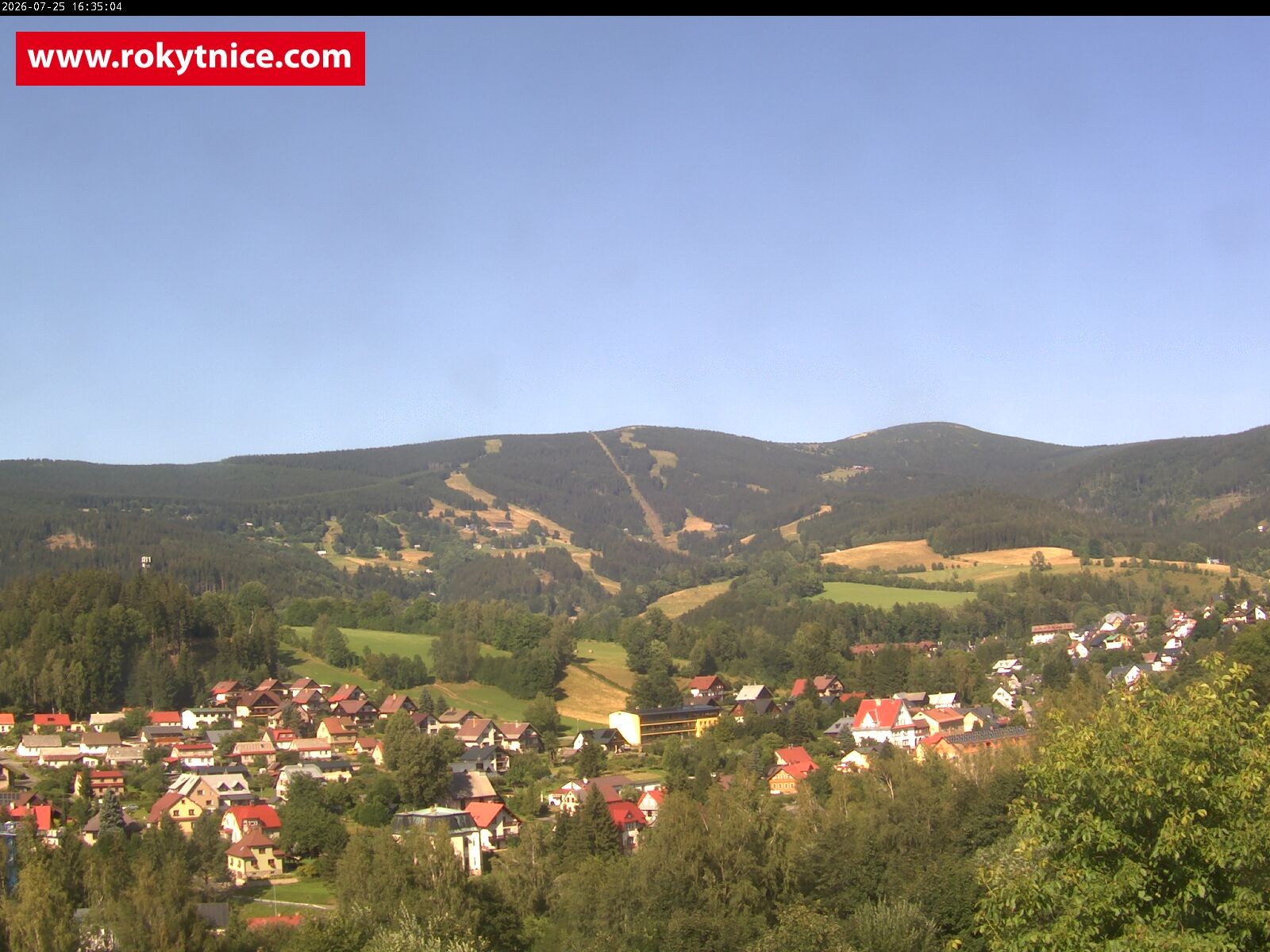 Archived image Webcam Rokytnice, Giant Mountains