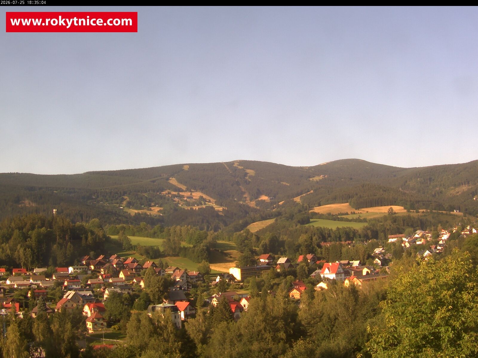 Archived image Webcam Rokytnice, Giant Mountains