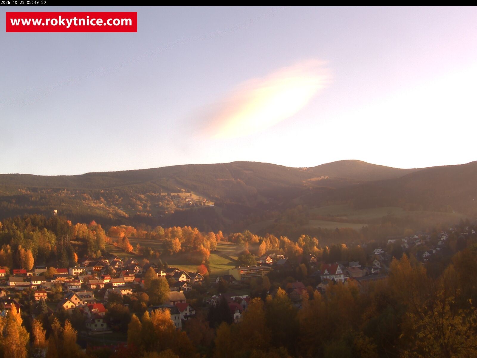 Archived image Webcam Rokytnice, Giant Mountains
