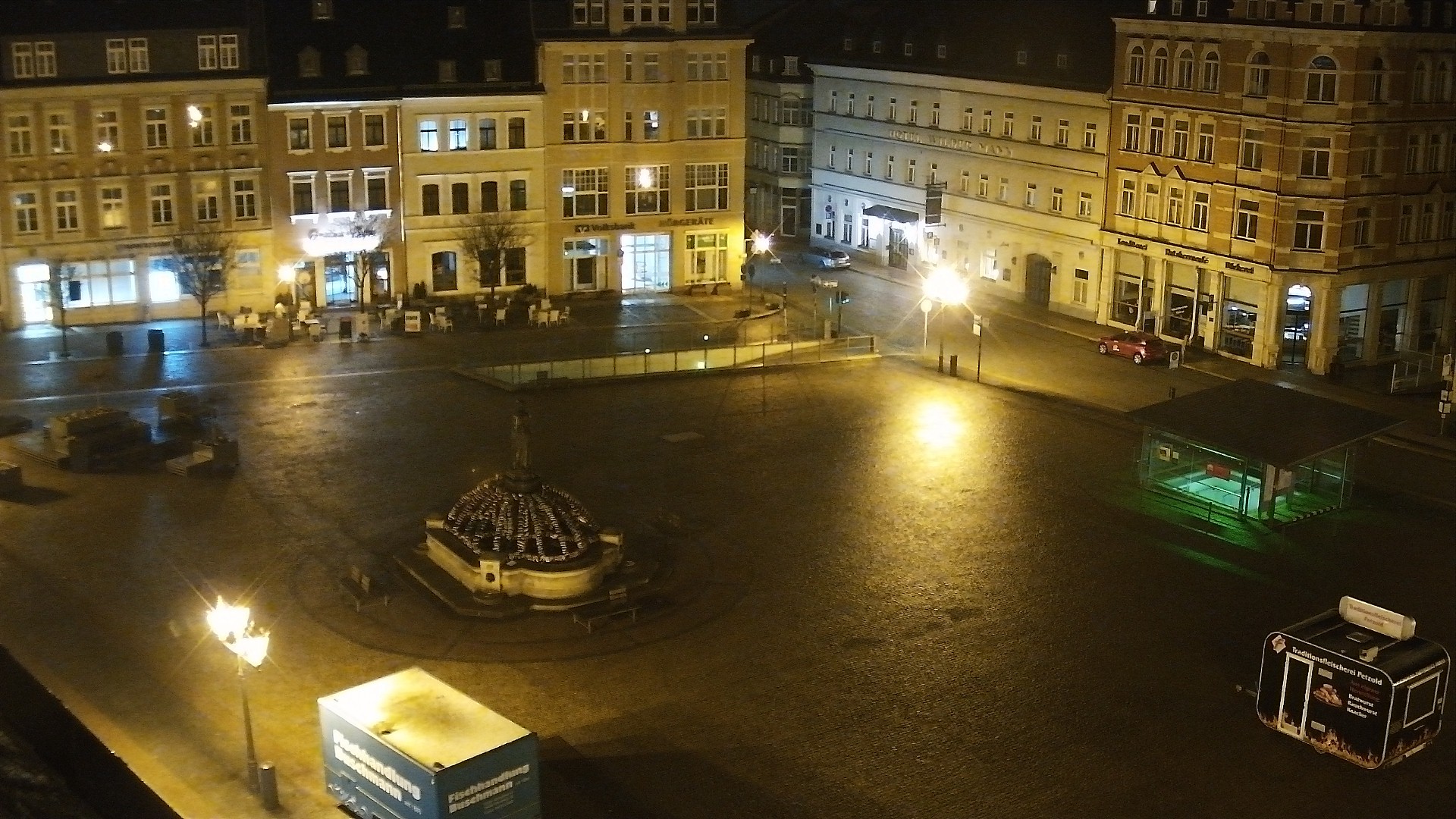 Archiv Foto Webcam Blick auf den Marktplatz Annaberg-Buchholz im Erzgebirge