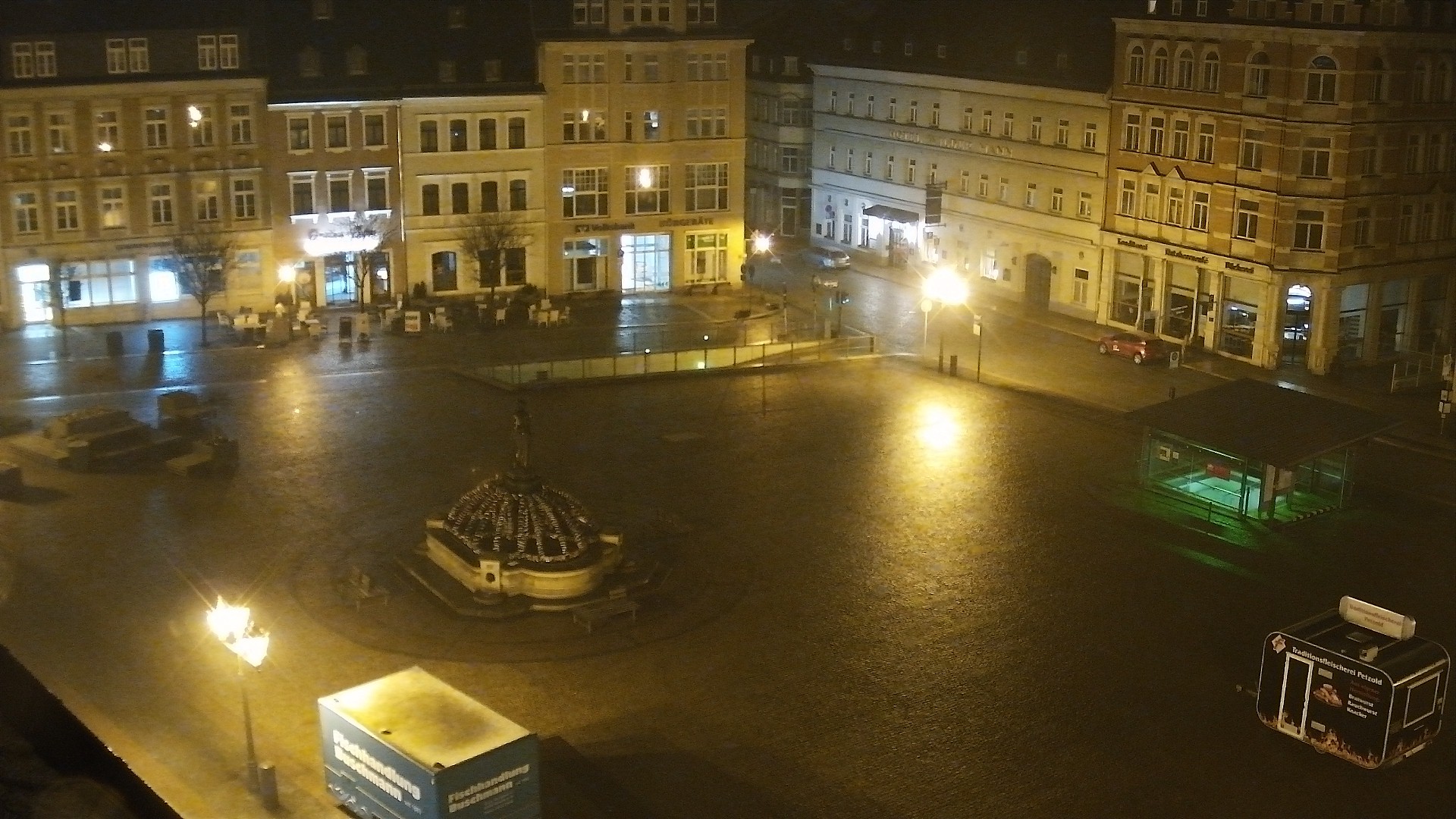 Archiv Foto Webcam Blick auf den Marktplatz Annaberg-Buchholz im Erzgebirge