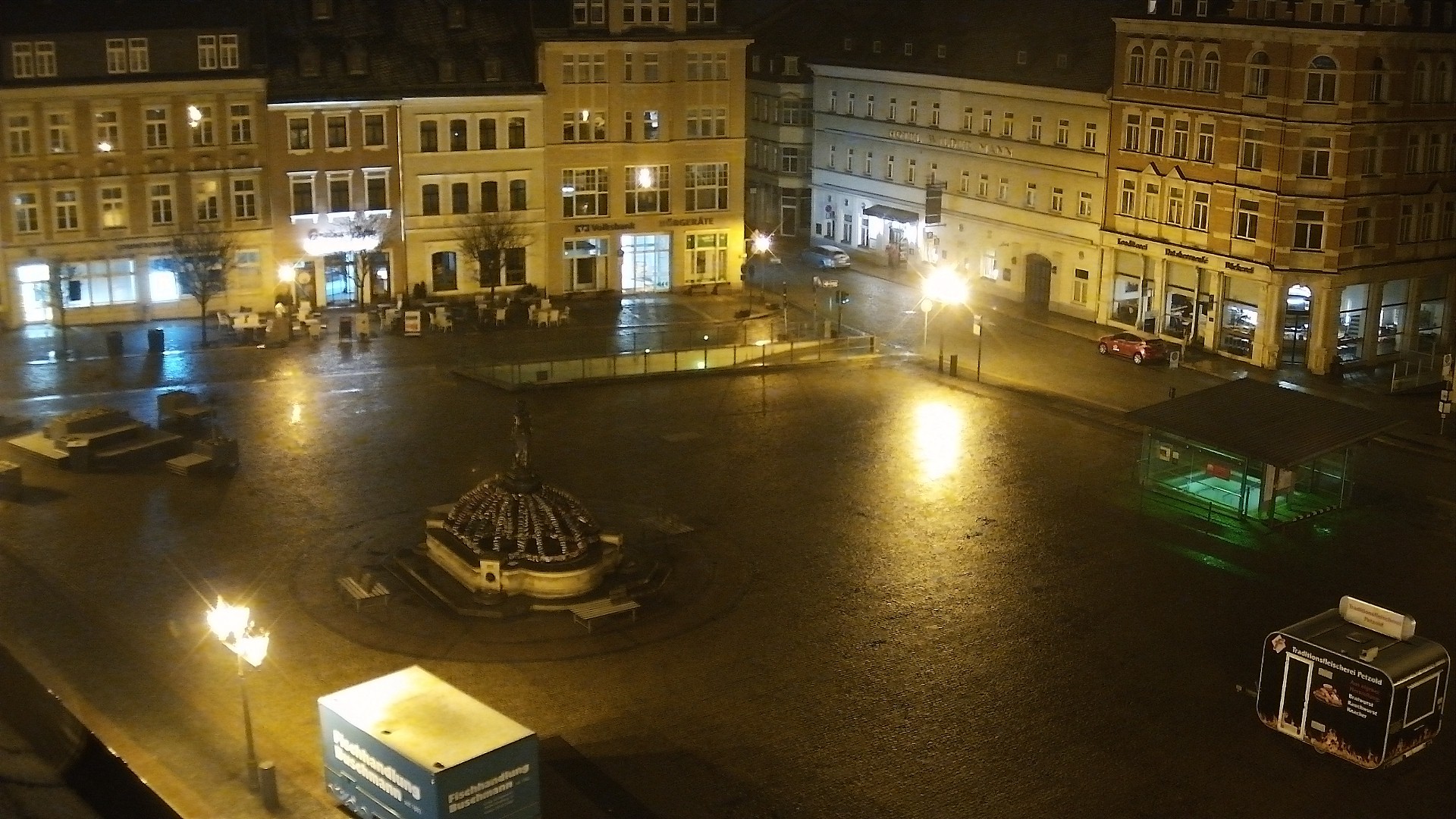 Archiv Foto Webcam Blick auf den Marktplatz Annaberg-Buchholz im Erzgebirge
