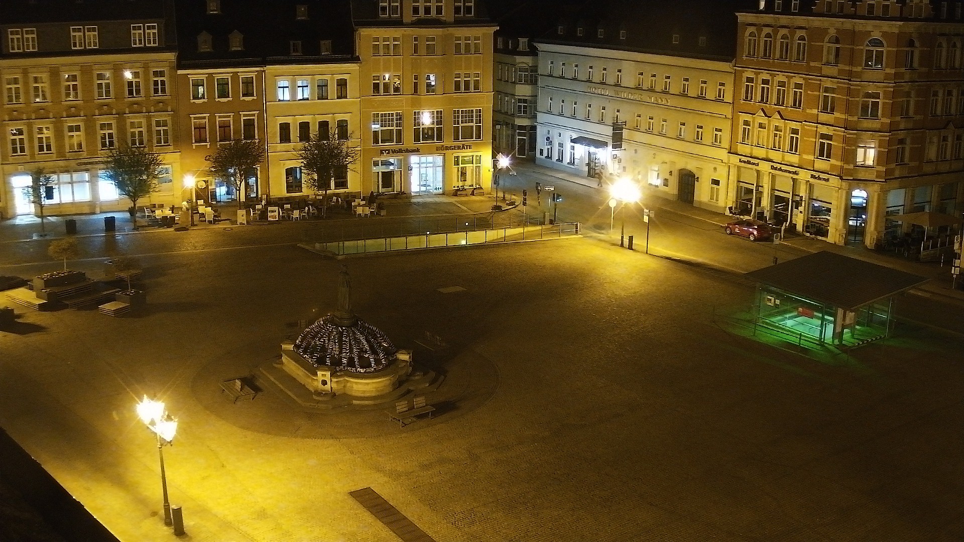 Archiv Foto Webcam Blick auf den Marktplatz Annaberg-Buchholz im Erzgebirge