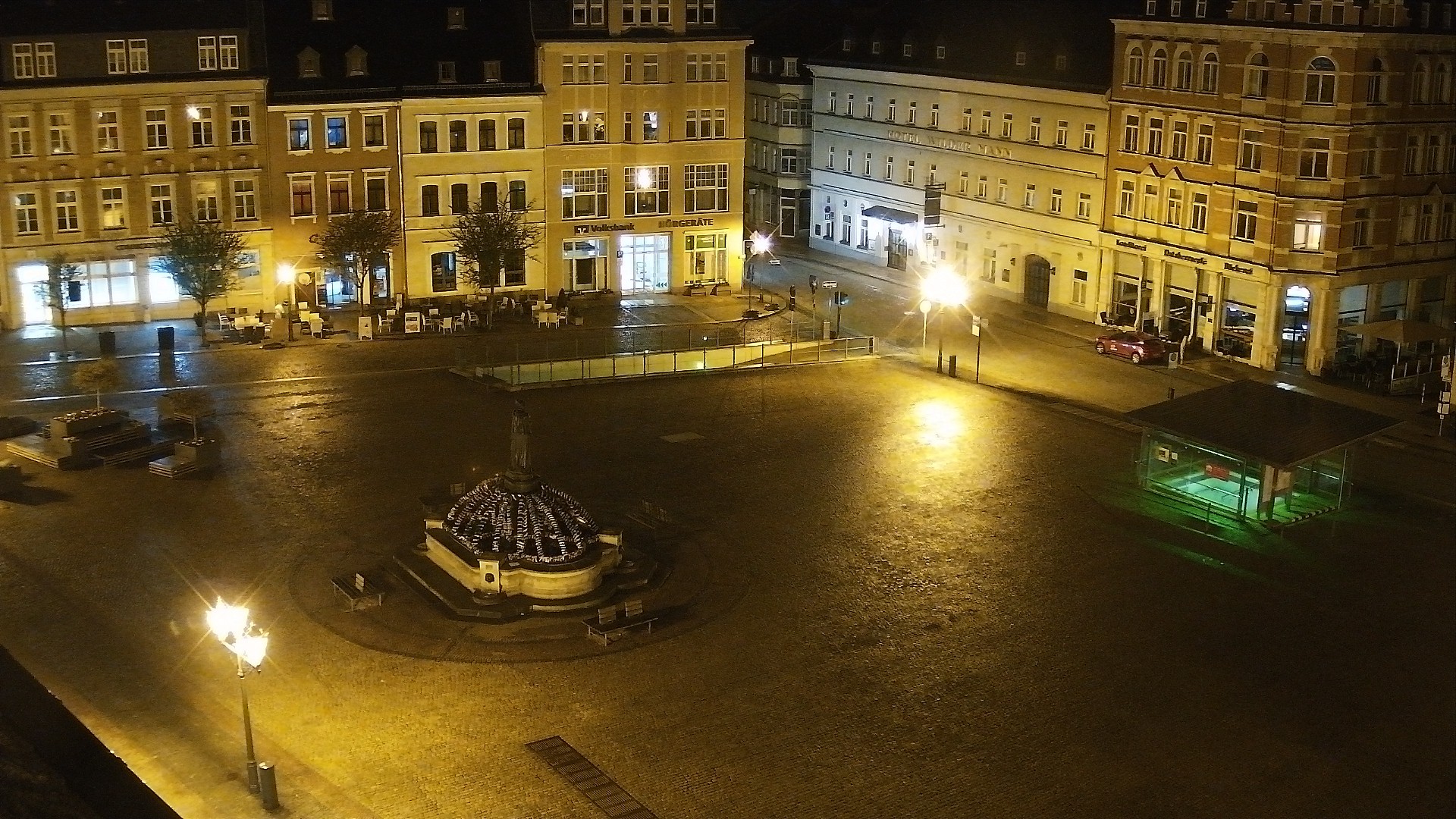 Archiv Foto Webcam Blick auf den Marktplatz Annaberg-Buchholz im Erzgebirge