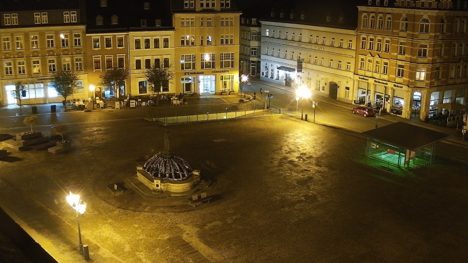 Archiv Foto Webcam Blick auf den Marktplatz Annaberg-Buchholz im Erzgebirge
