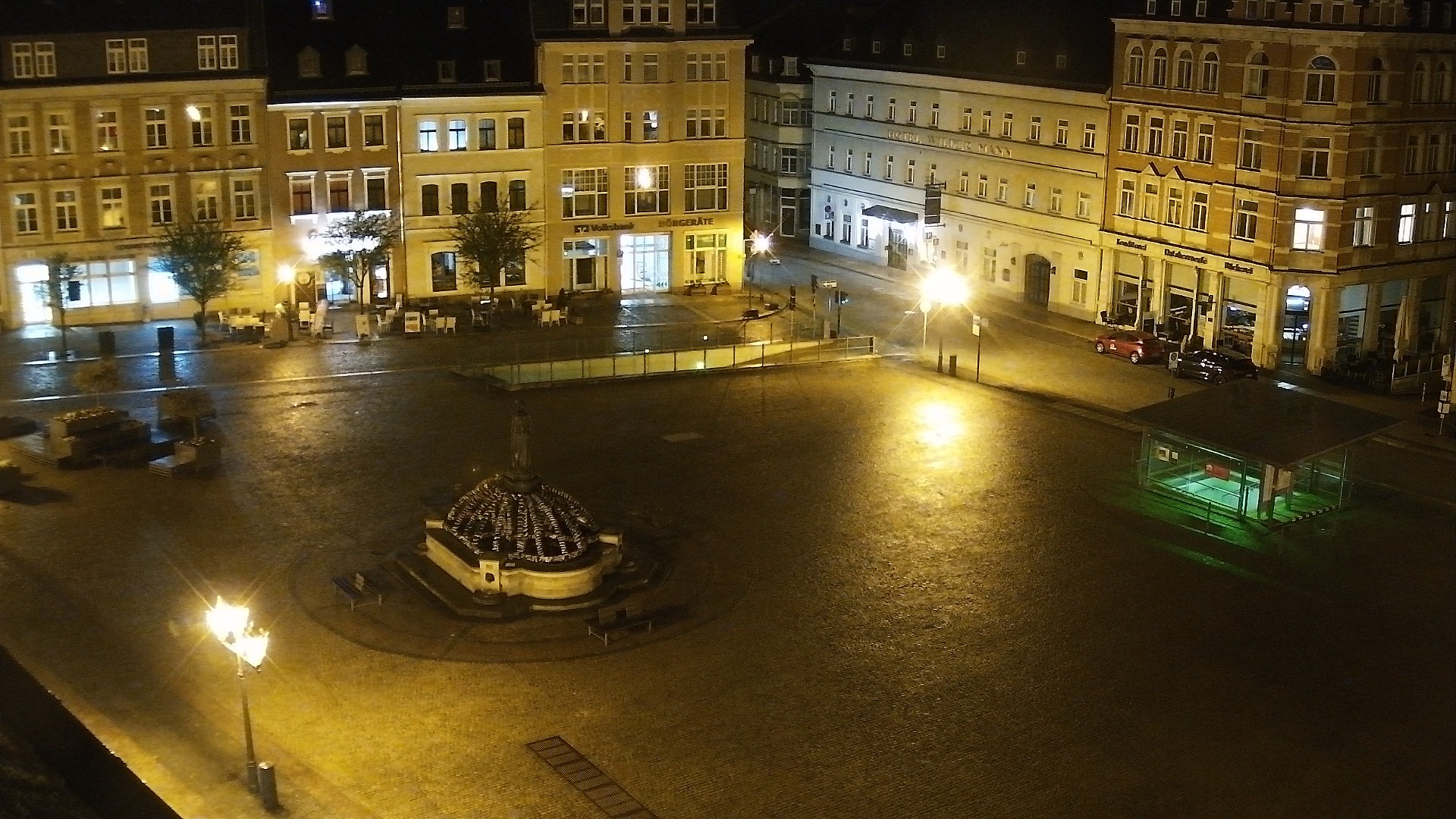 Archiv Foto Webcam Blick auf den Marktplatz Annaberg-Buchholz im Erzgebirge