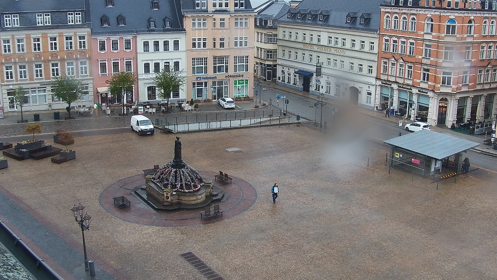Archiv Foto Webcam Blick auf den Marktplatz Annaberg-Buchholz im Erzgebirge