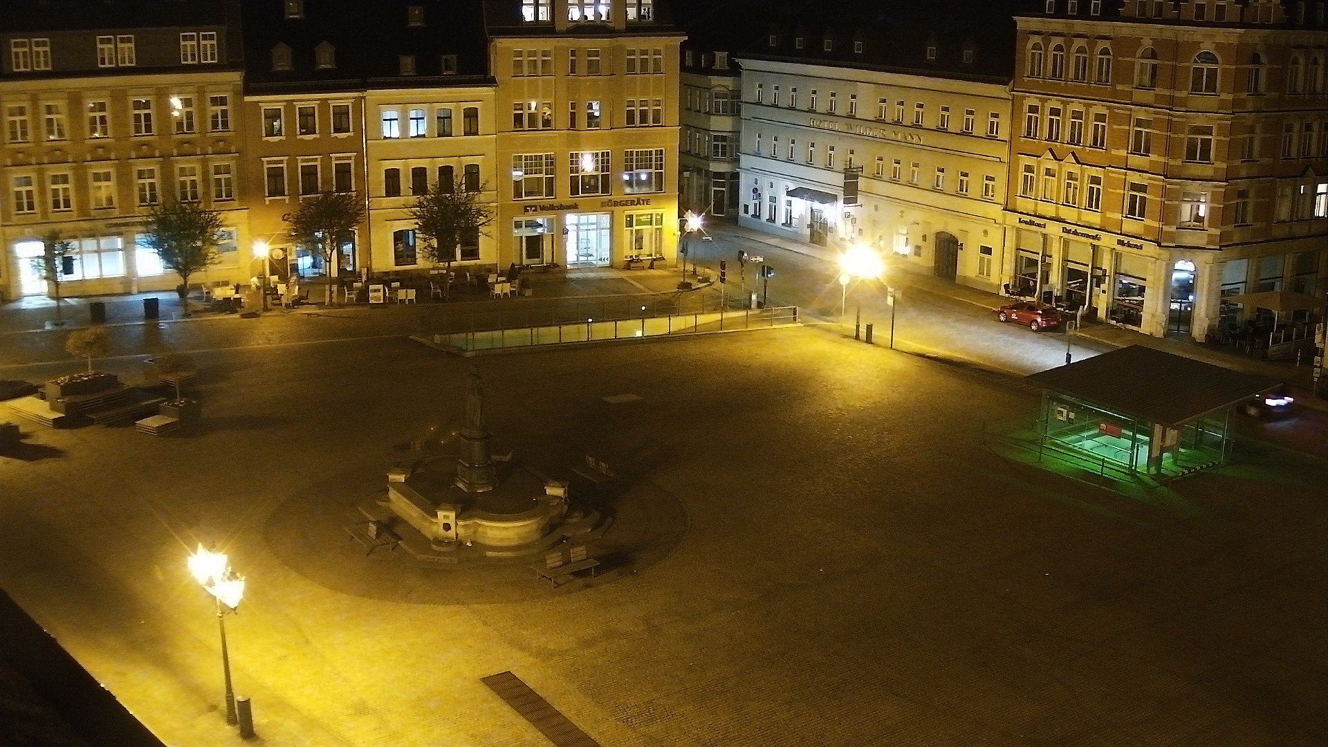 Archiv Foto Webcam Blick auf den Marktplatz Annaberg-Buchholz im Erzgebirge