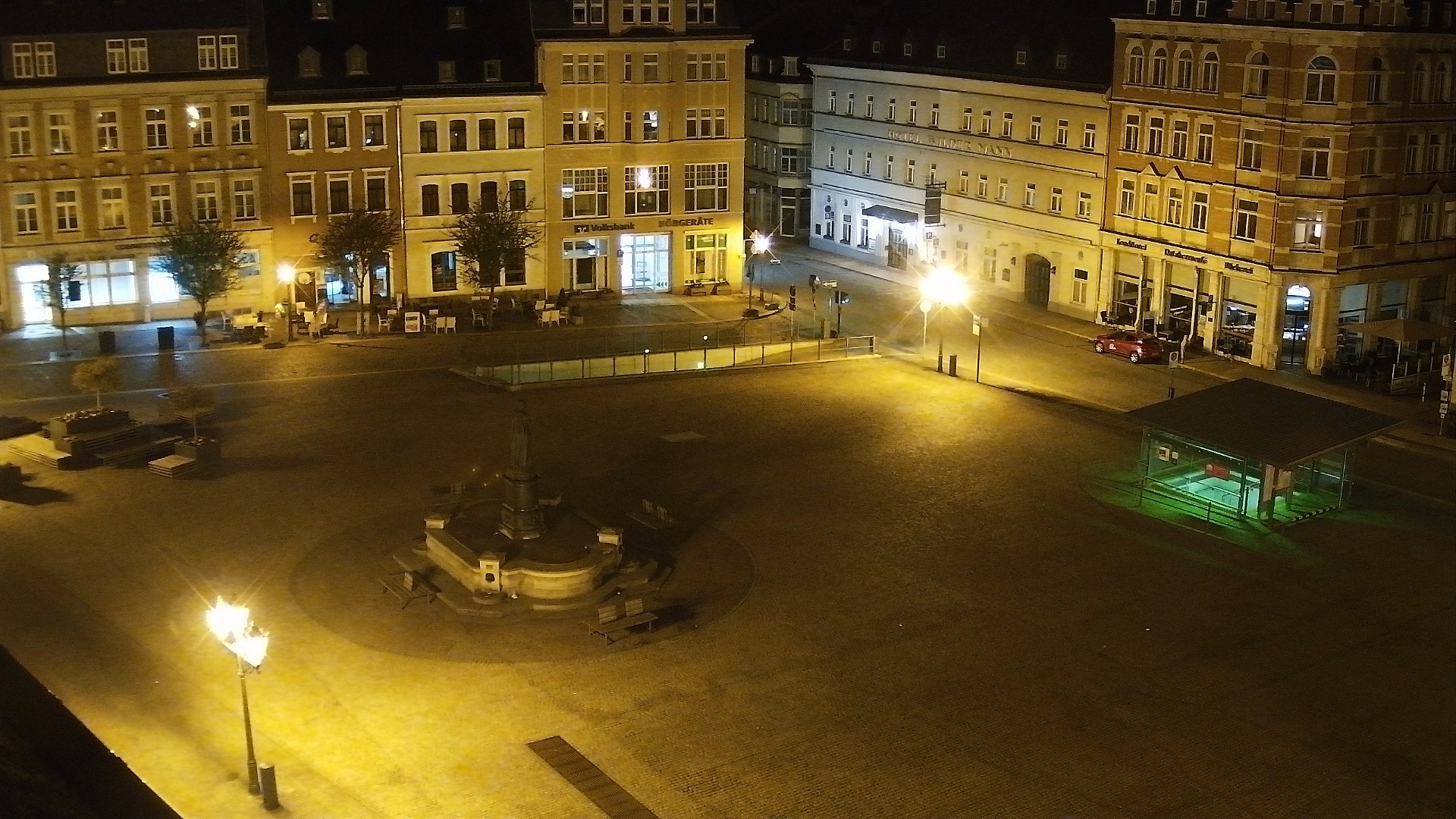 Archiv Foto Webcam Blick auf den Marktplatz Annaberg-Buchholz im Erzgebirge