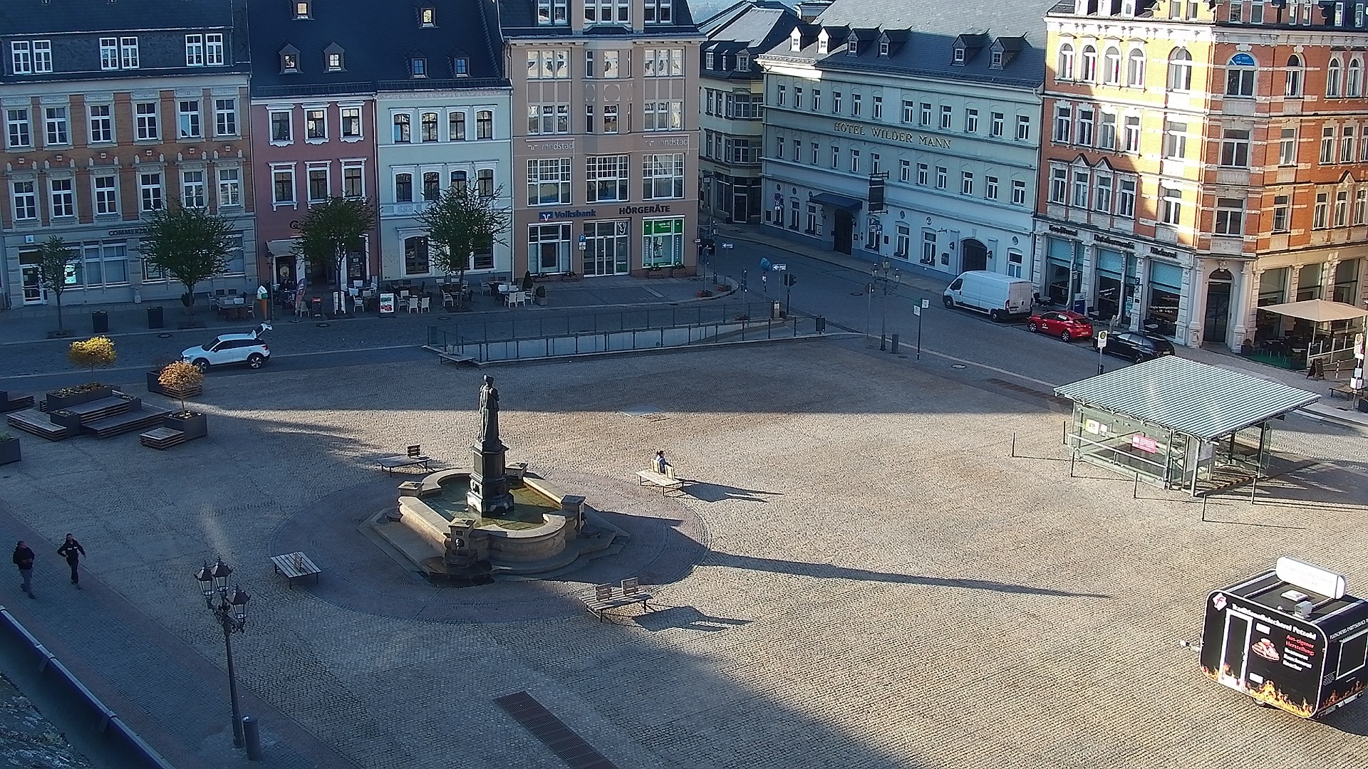 Archiv Foto Webcam Blick auf den Marktplatz Annaberg-Buchholz im Erzgebirge