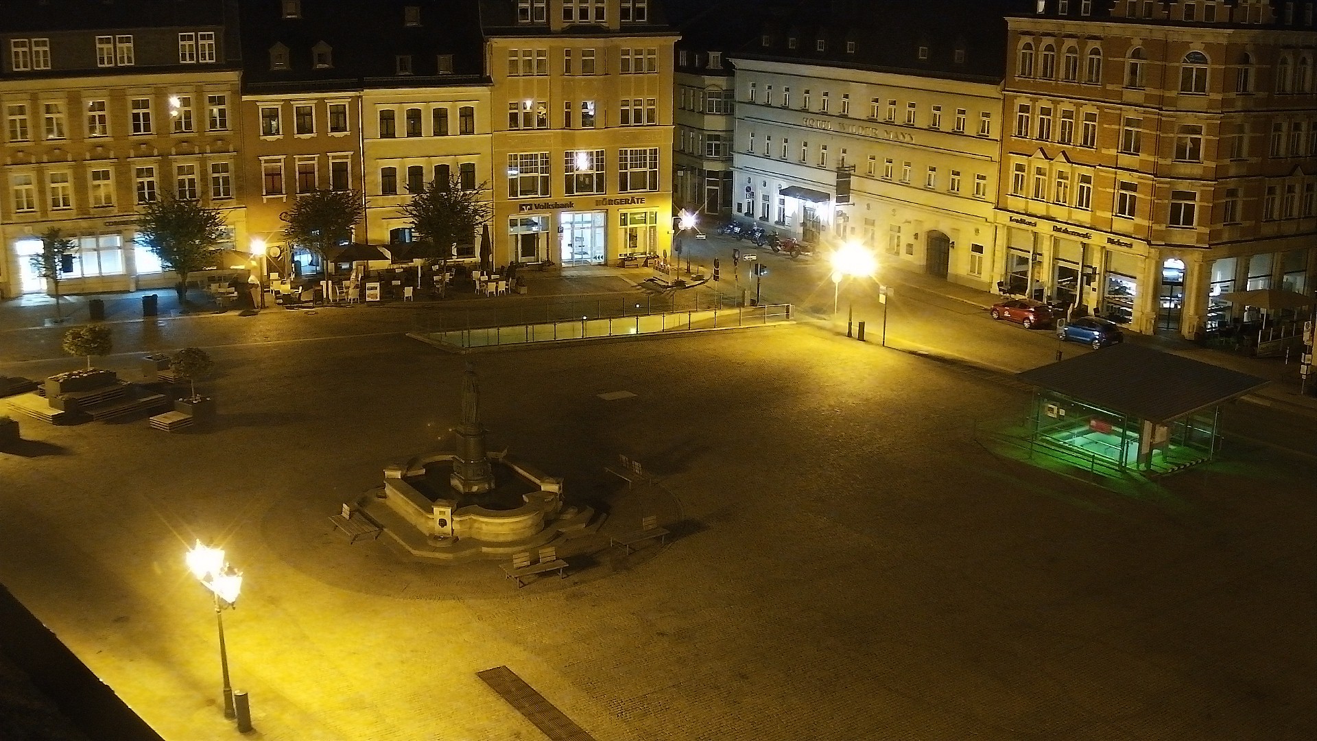 Archived image Webcam Market Square of Annaberg-Buchholz
