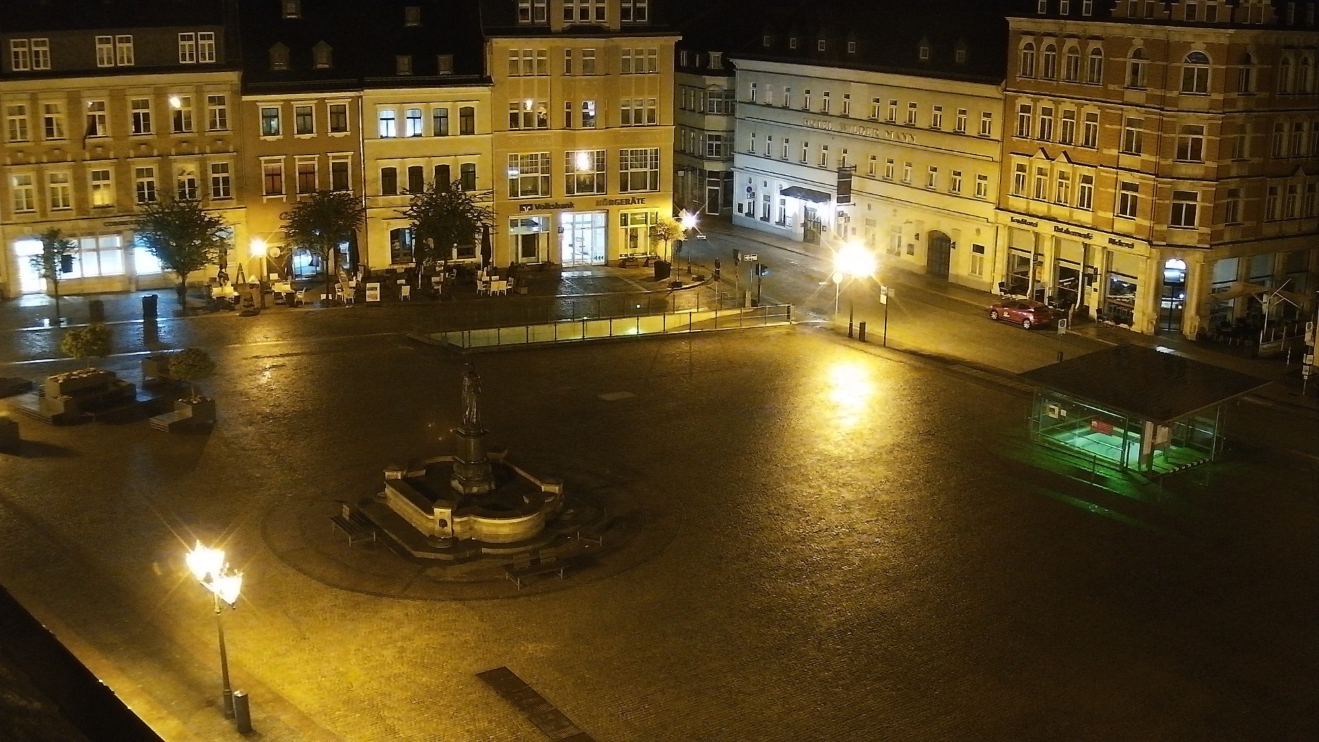 Archiv Foto Webcam Blick auf den Marktplatz Annaberg-Buchholz im Erzgebirge