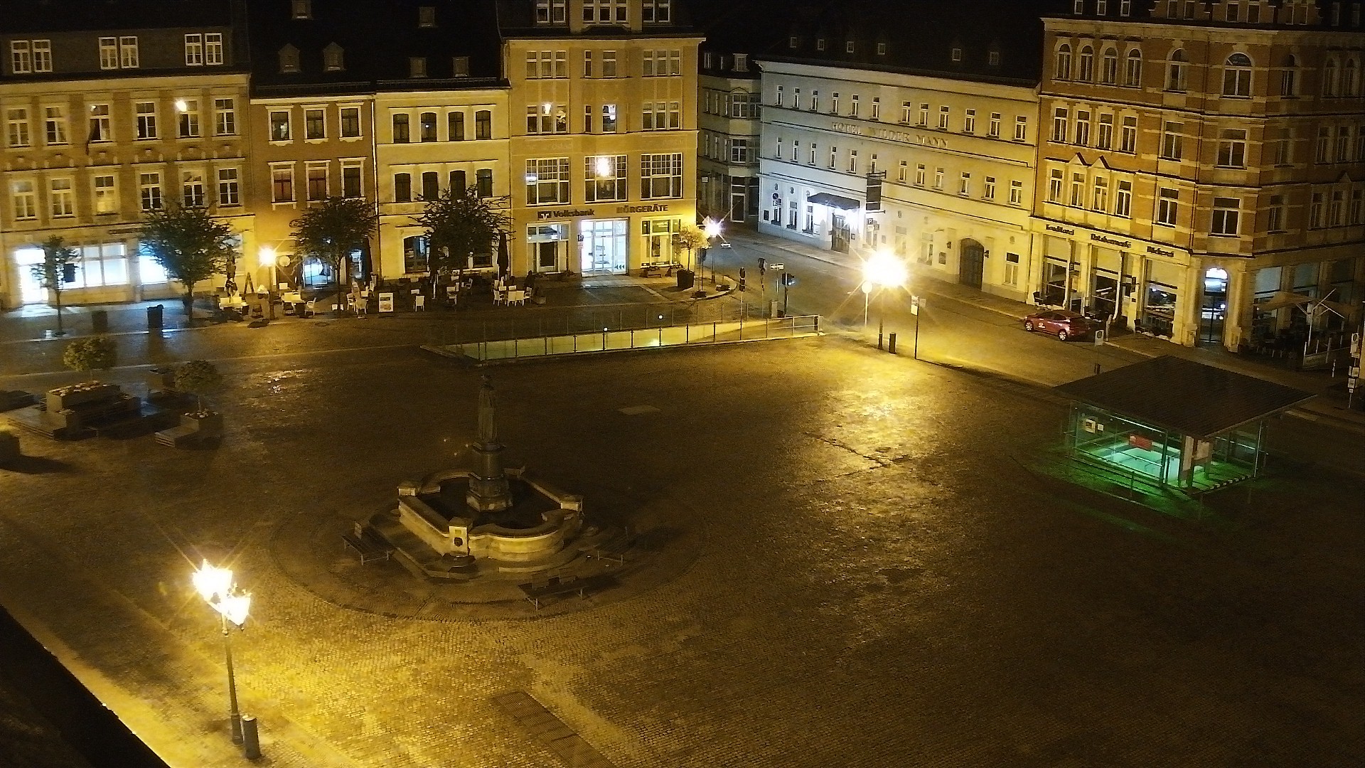 Archiv Foto Webcam Blick auf den Marktplatz Annaberg-Buchholz im Erzgebirge