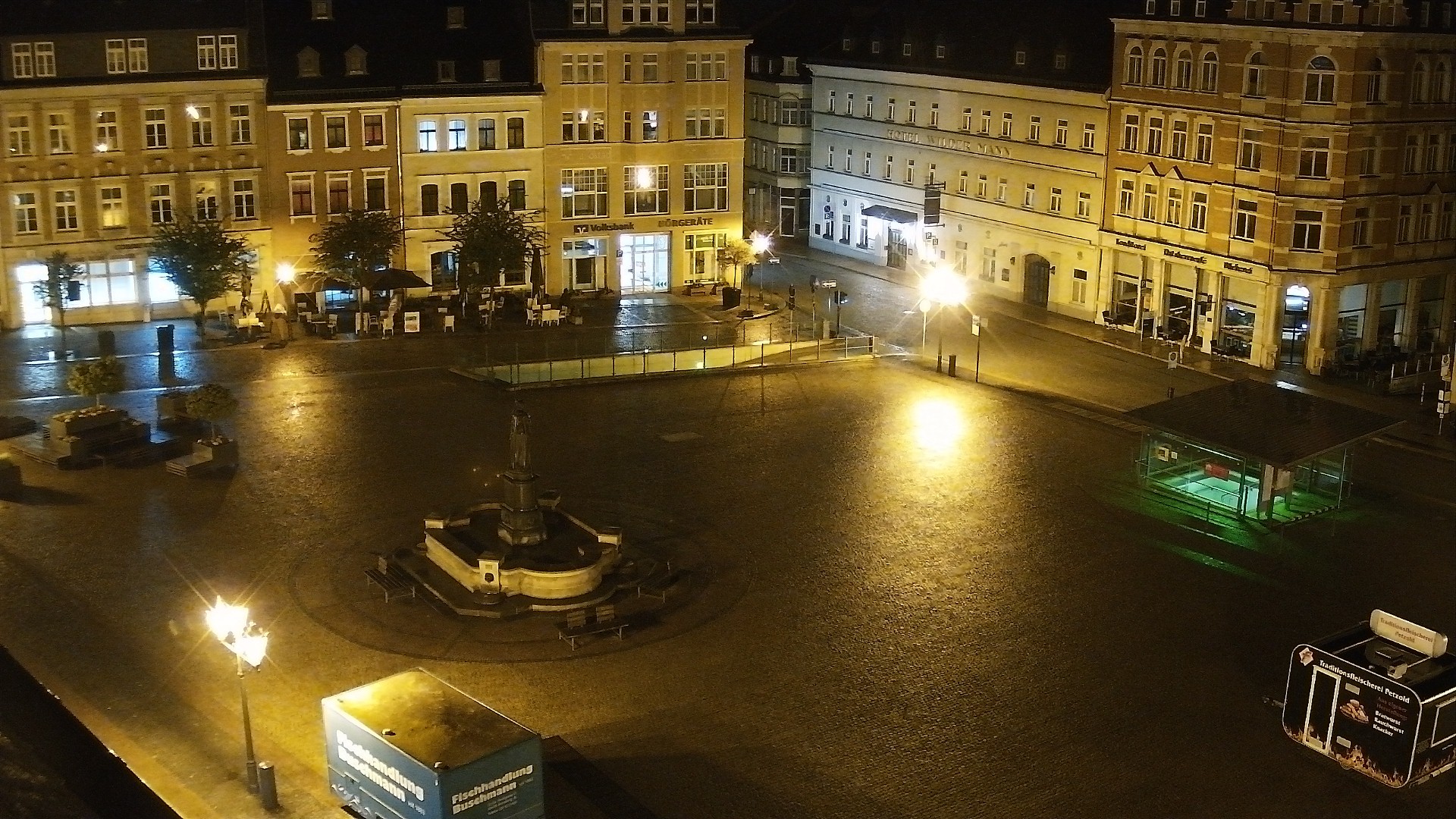 Archiv Foto Webcam Blick auf den Marktplatz Annaberg-Buchholz im Erzgebirge