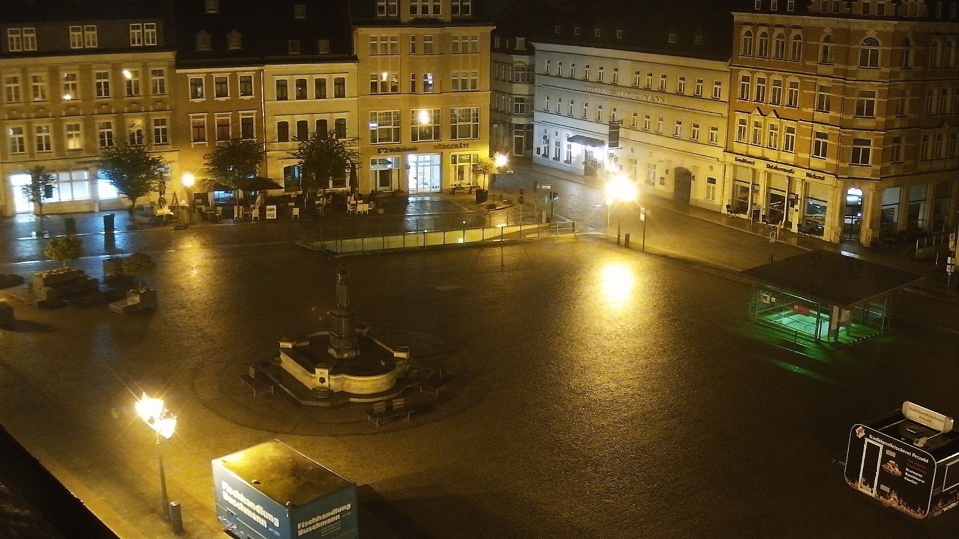 Archiv Foto Webcam Blick auf den Marktplatz Annaberg-Buchholz im Erzgebirge
