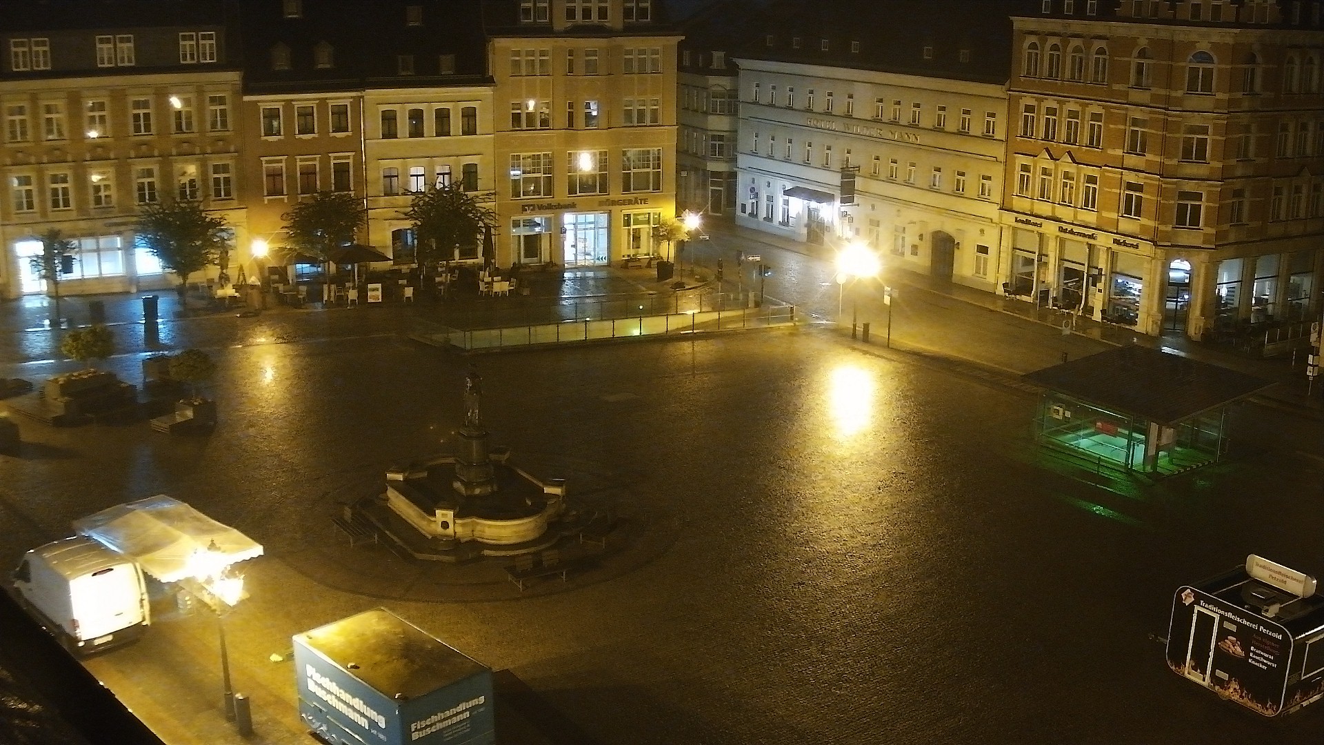 Archiv Foto Webcam Blick auf den Marktplatz Annaberg-Buchholz im Erzgebirge