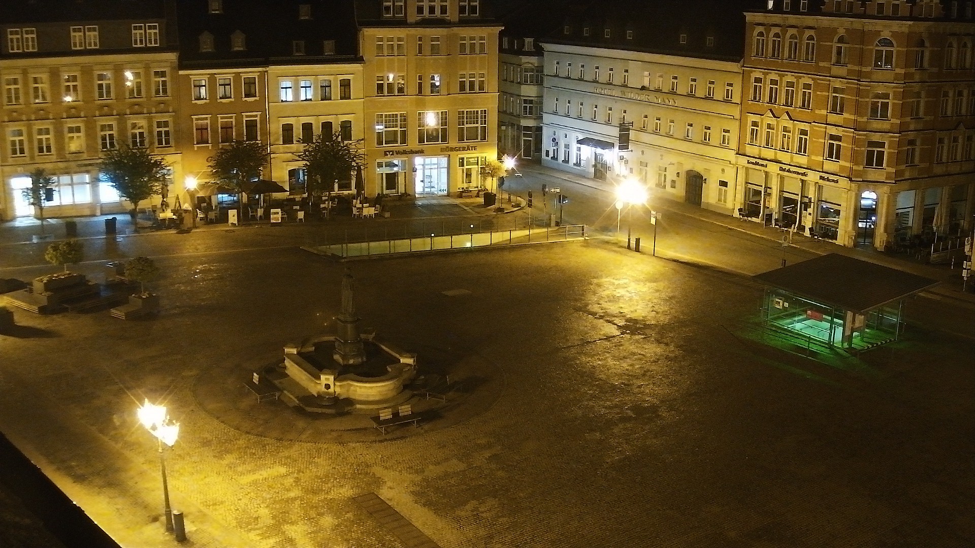 Archiv Foto Webcam Blick auf den Marktplatz Annaberg-Buchholz im Erzgebirge