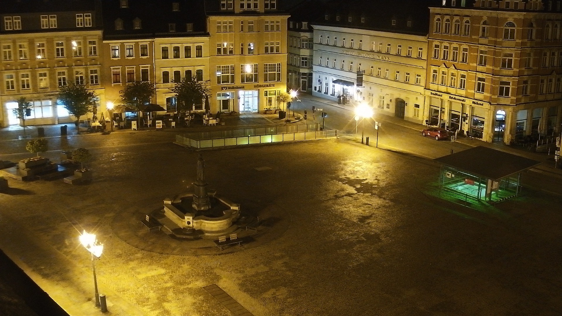 Archiv Foto Webcam Blick auf den Marktplatz Annaberg-Buchholz im Erzgebirge