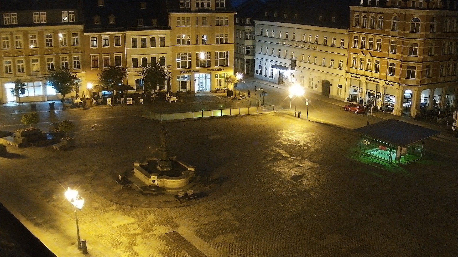 Archiv Foto Webcam Blick auf den Marktplatz Annaberg-Buchholz im Erzgebirge
