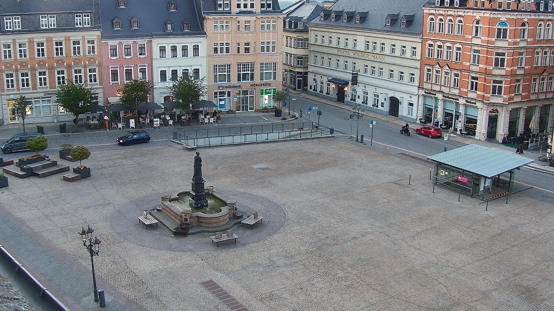 Archiv Foto Webcam Blick auf den Marktplatz Annaberg-Buchholz im Erzgebirge