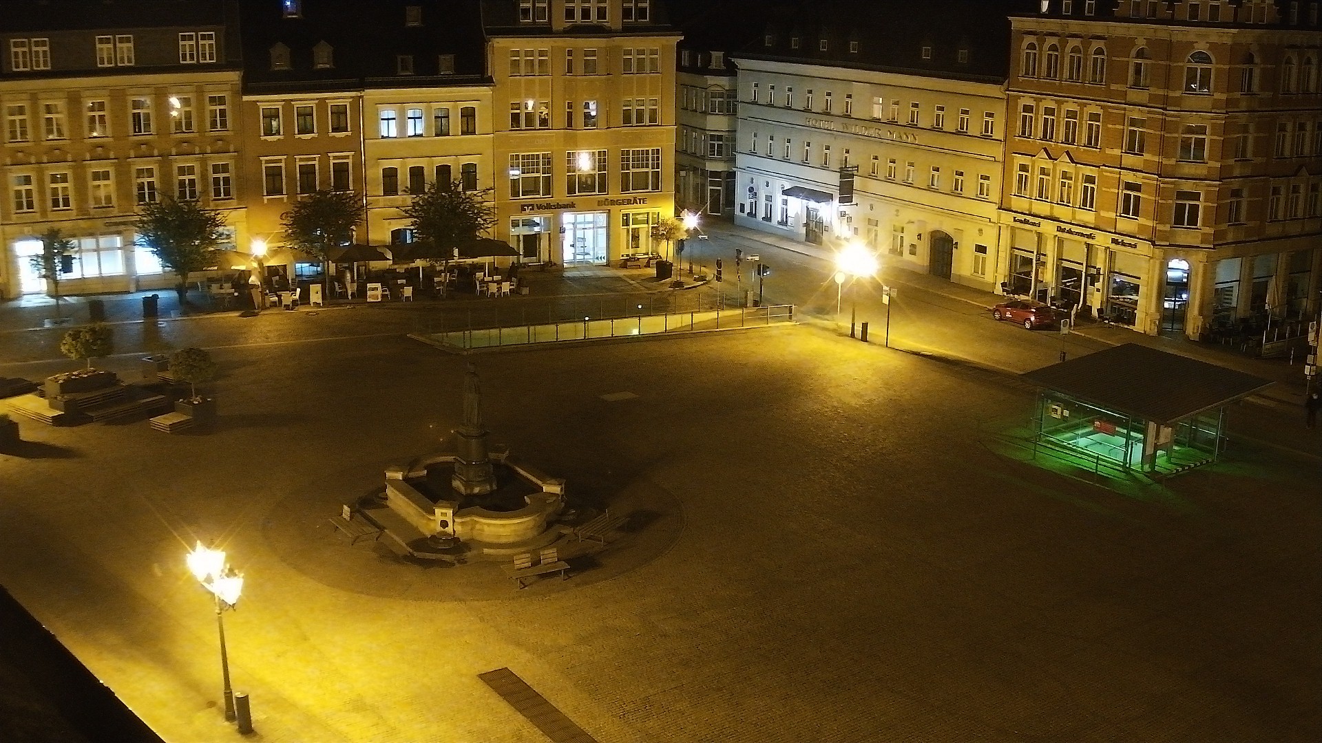 Archiv Foto Webcam Blick auf den Marktplatz Annaberg-Buchholz im Erzgebirge