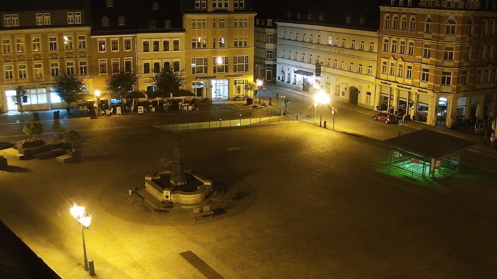 Archiv Foto Webcam Blick auf den Marktplatz Annaberg-Buchholz im Erzgebirge