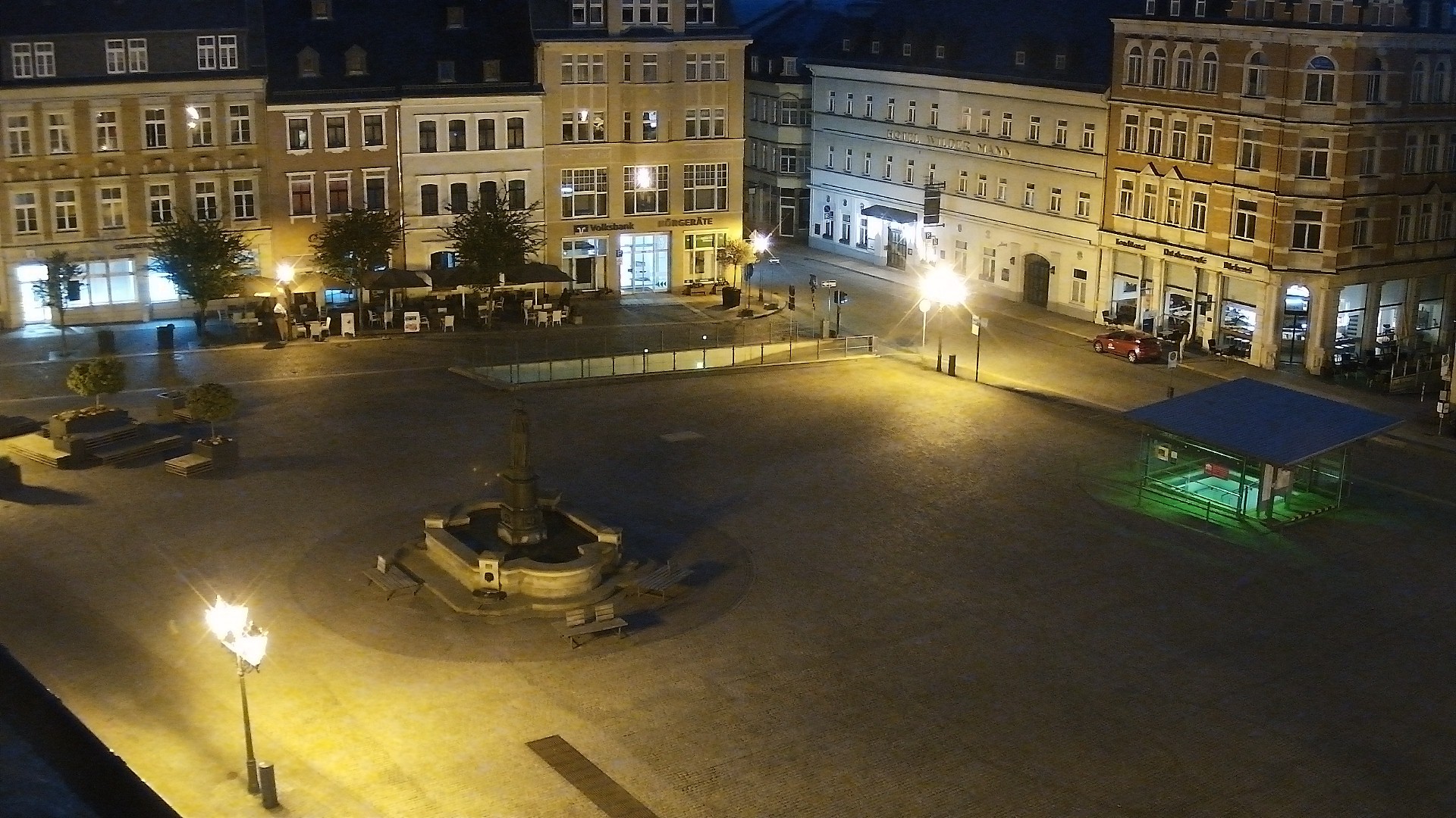 Archiv Foto Webcam Blick auf den Marktplatz Annaberg-Buchholz im Erzgebirge