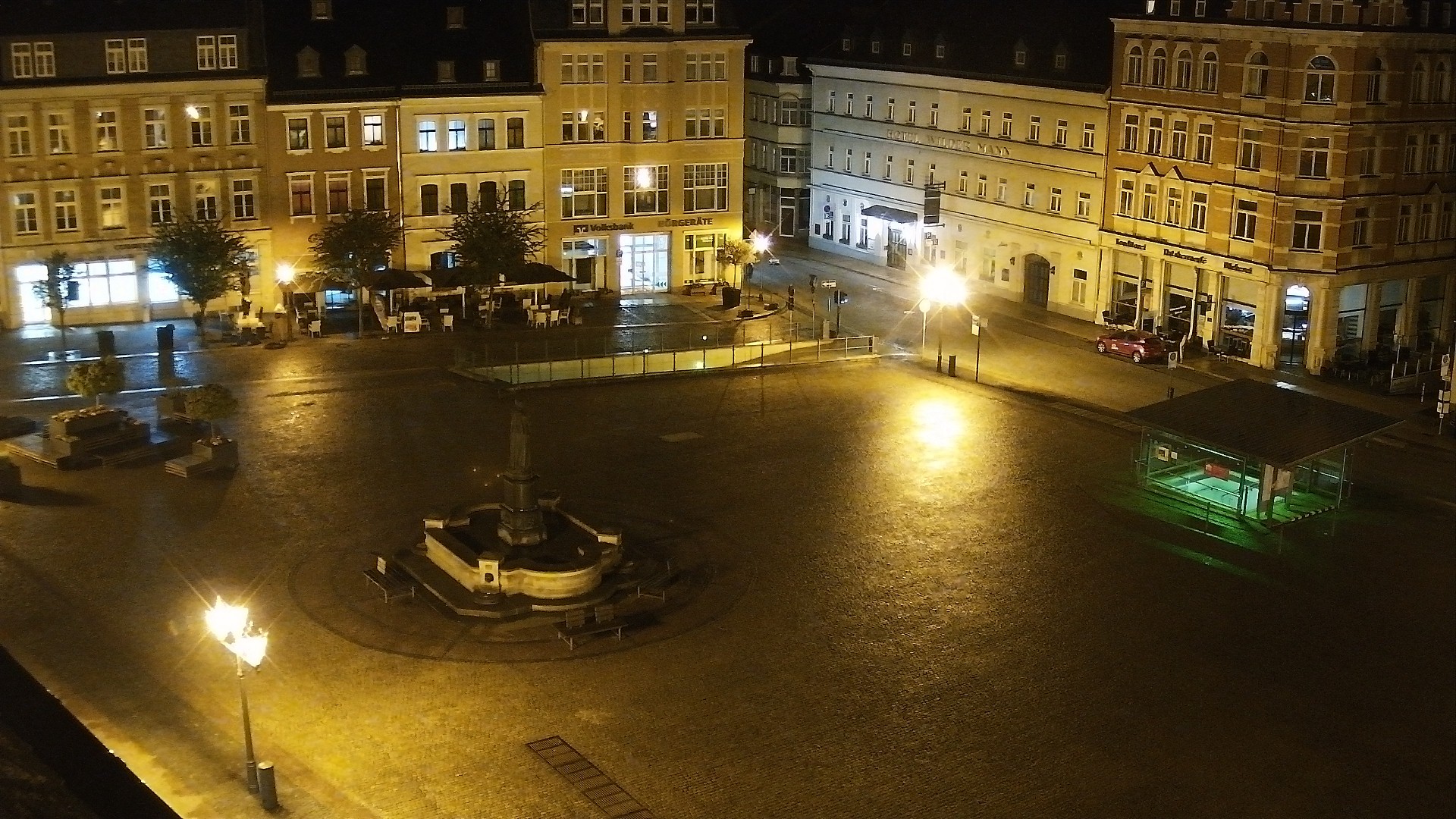 Archiv Foto Webcam Blick auf den Marktplatz Annaberg-Buchholz im Erzgebirge
