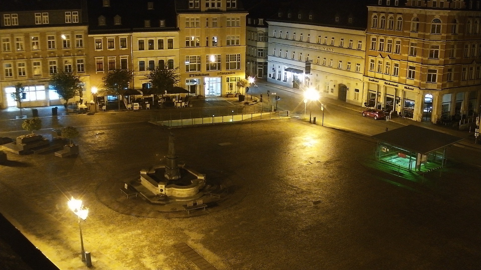 Archiv Foto Webcam Blick auf den Marktplatz Annaberg-Buchholz im Erzgebirge